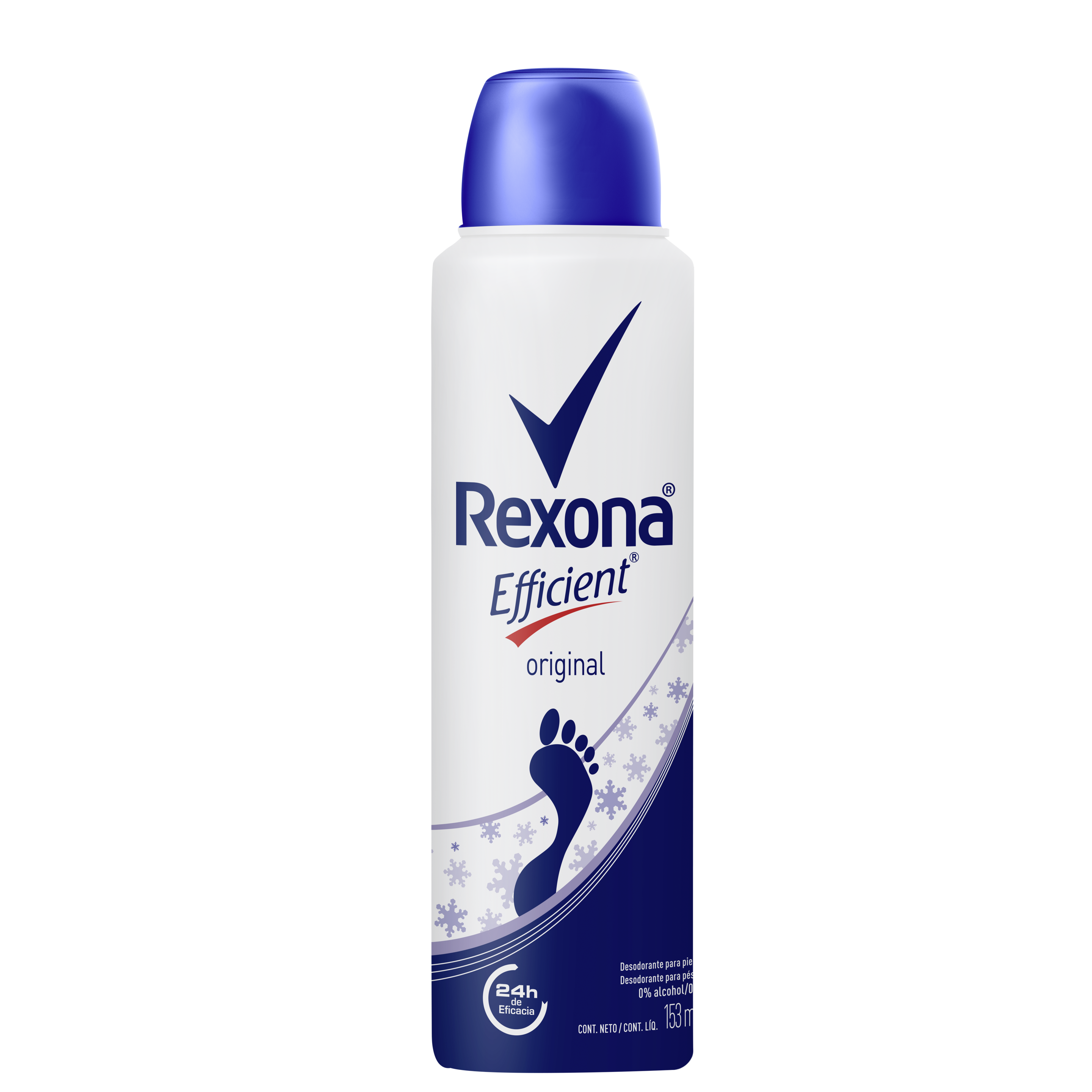Desodorante para pies en aerosol Rexona®: Mantiene tus pies secos todo el día.