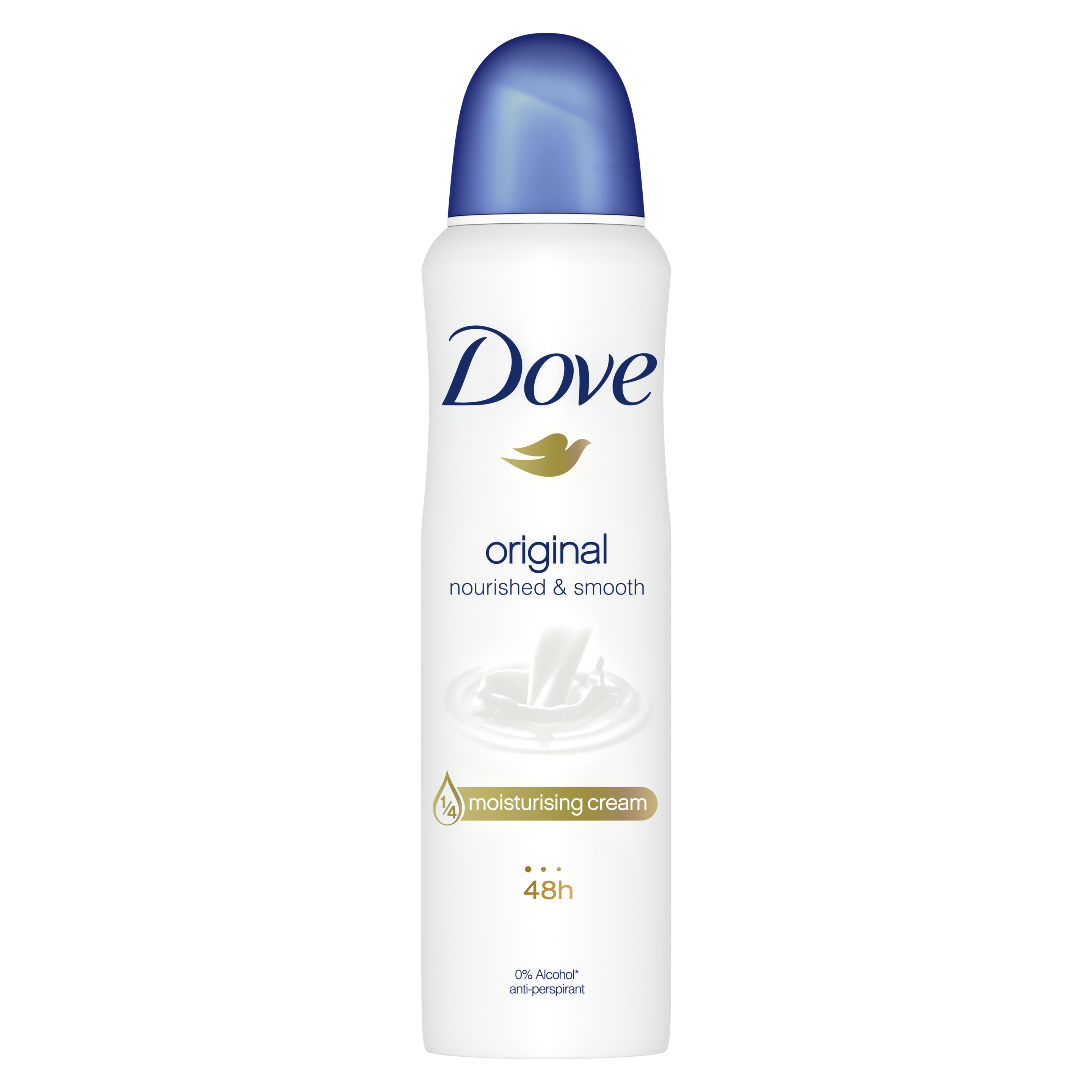 Dove Aerosol Original Nourished And Smooth Deodorant Spray 150ml packshot