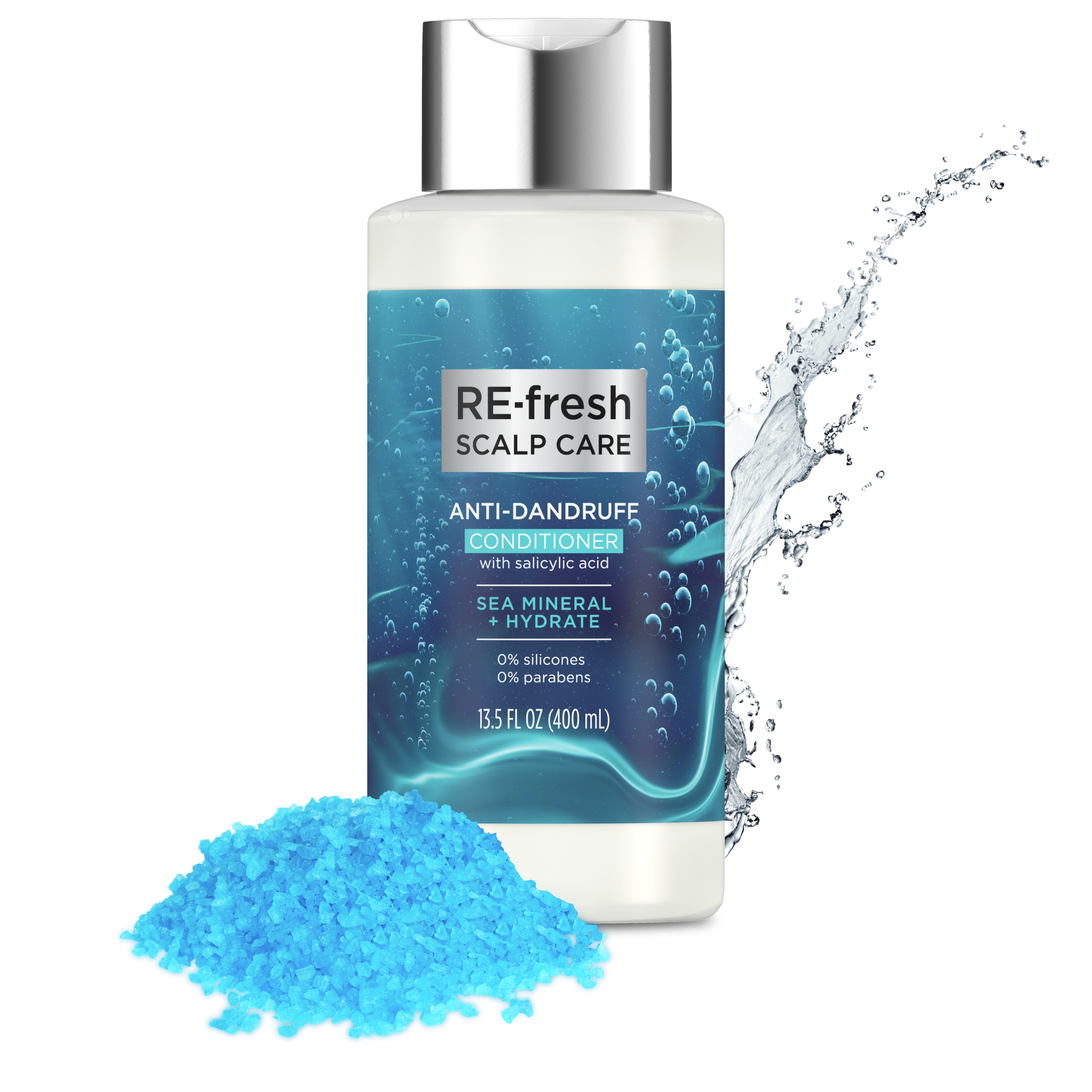 Front of conditioner pack RE-fresh Sea Mineral + Hydrate Conditioner