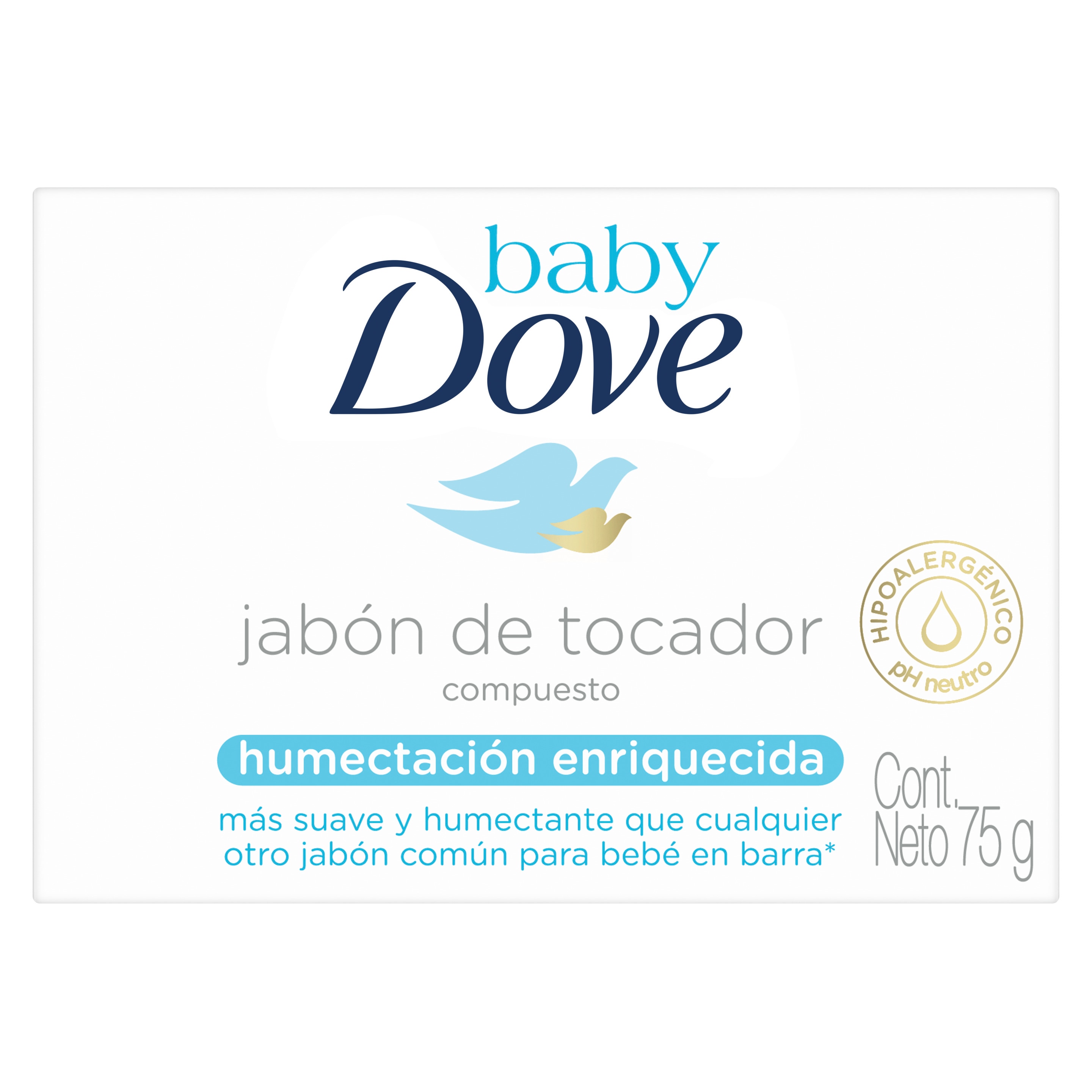 Jabón barra de limpieza con humectación esencial enriquecida 75g packshot