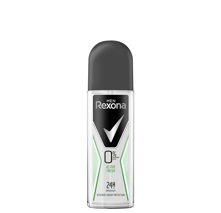Rexona Acive Fresh deodorant sprej ve skle