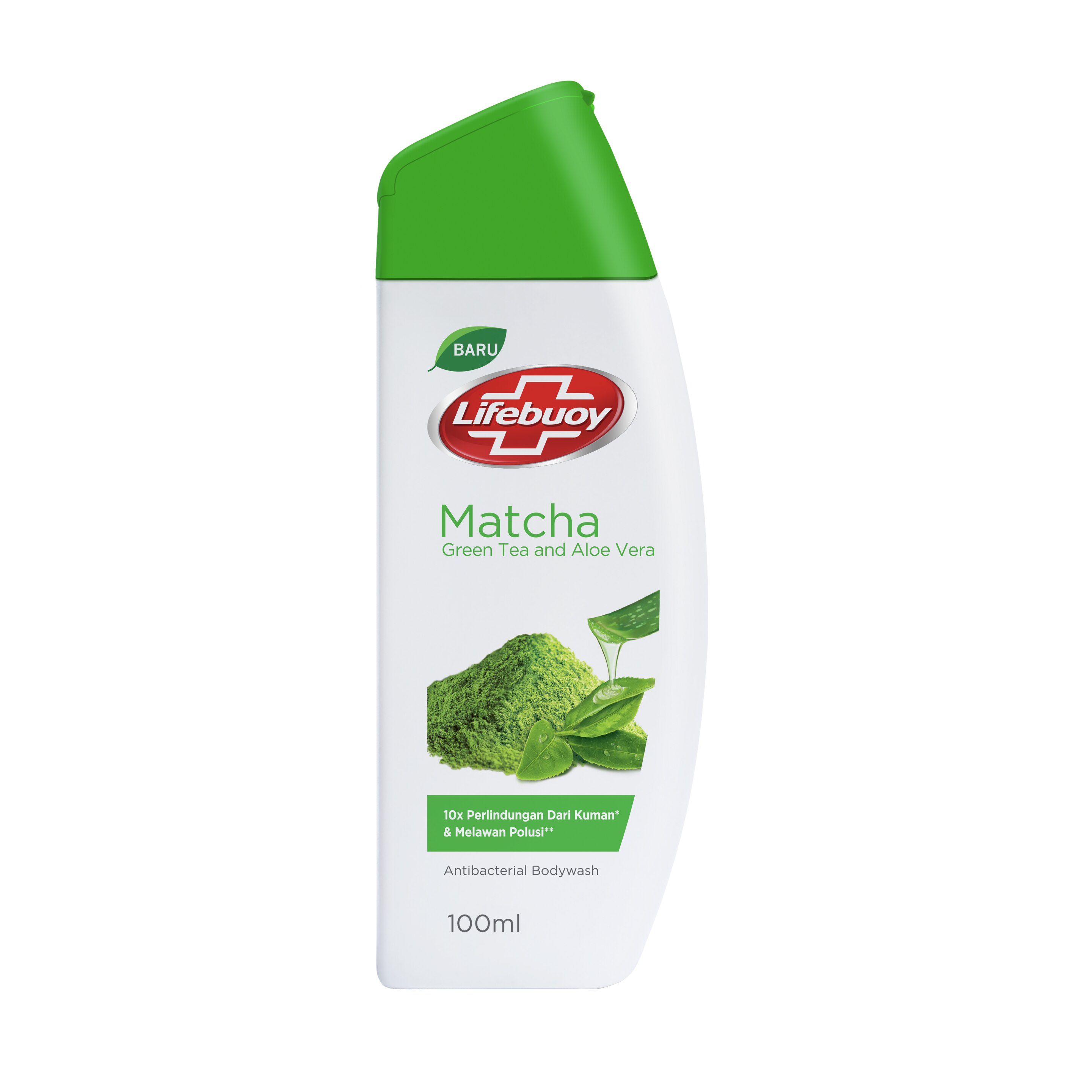 LIFEBUOY  SABUN MANDI CAIR ANTISEPTIK MATCHA  100ML packshot