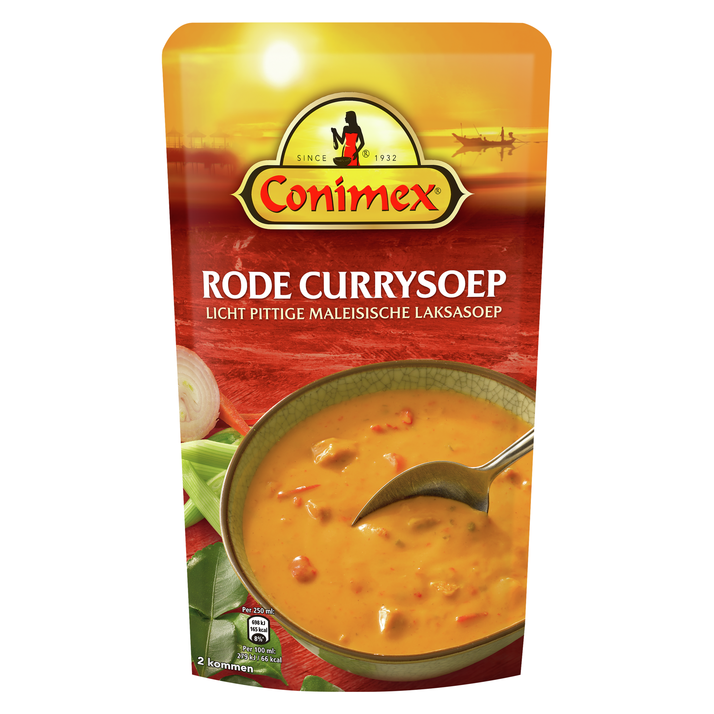 Rode Currysoep