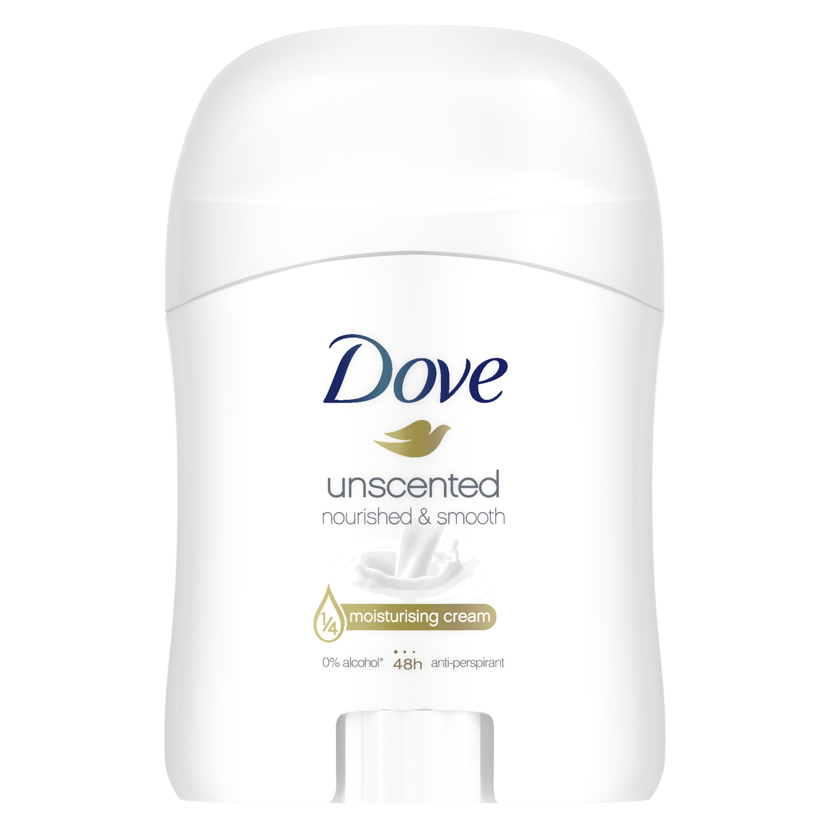 Dove Unscented Antiperspirant Stick 40g