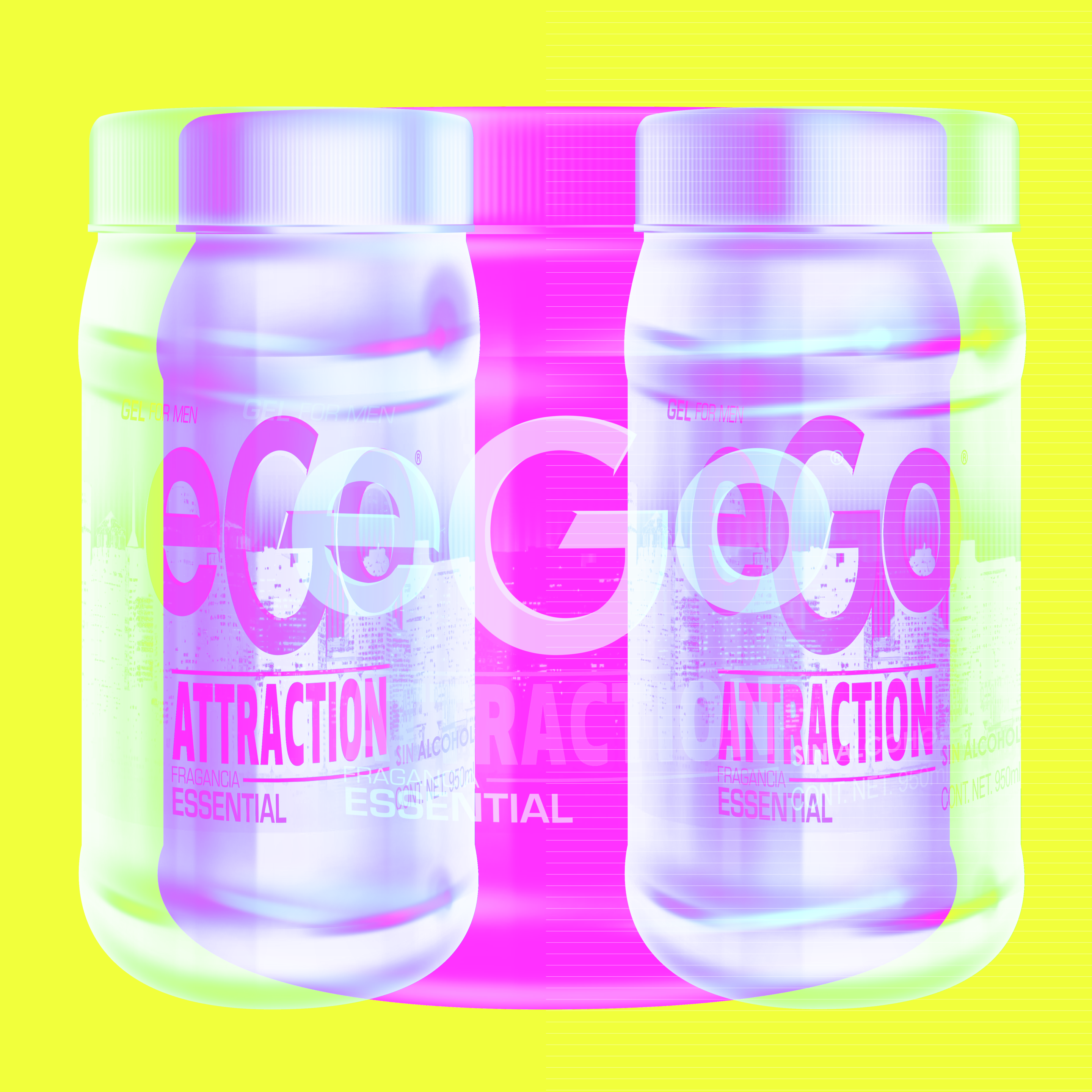 eGo gel for men Attraction 950ml