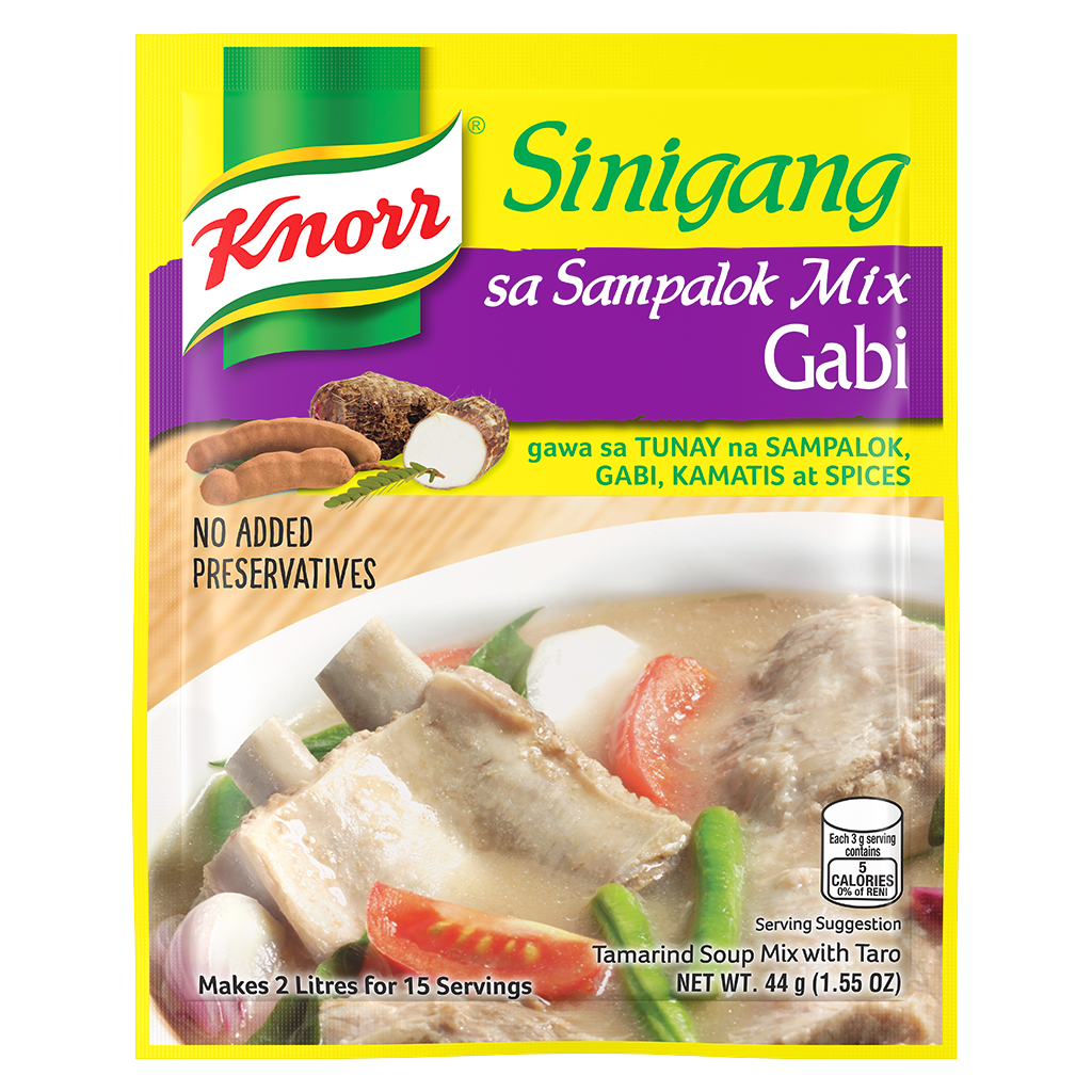 Knorr Sinigang na may Gabi