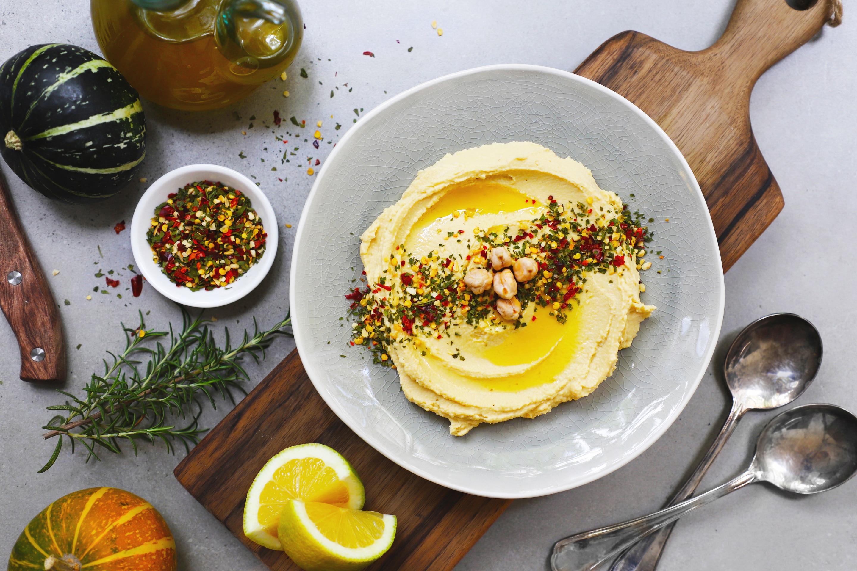 Hummus with Maille Dijon Originale