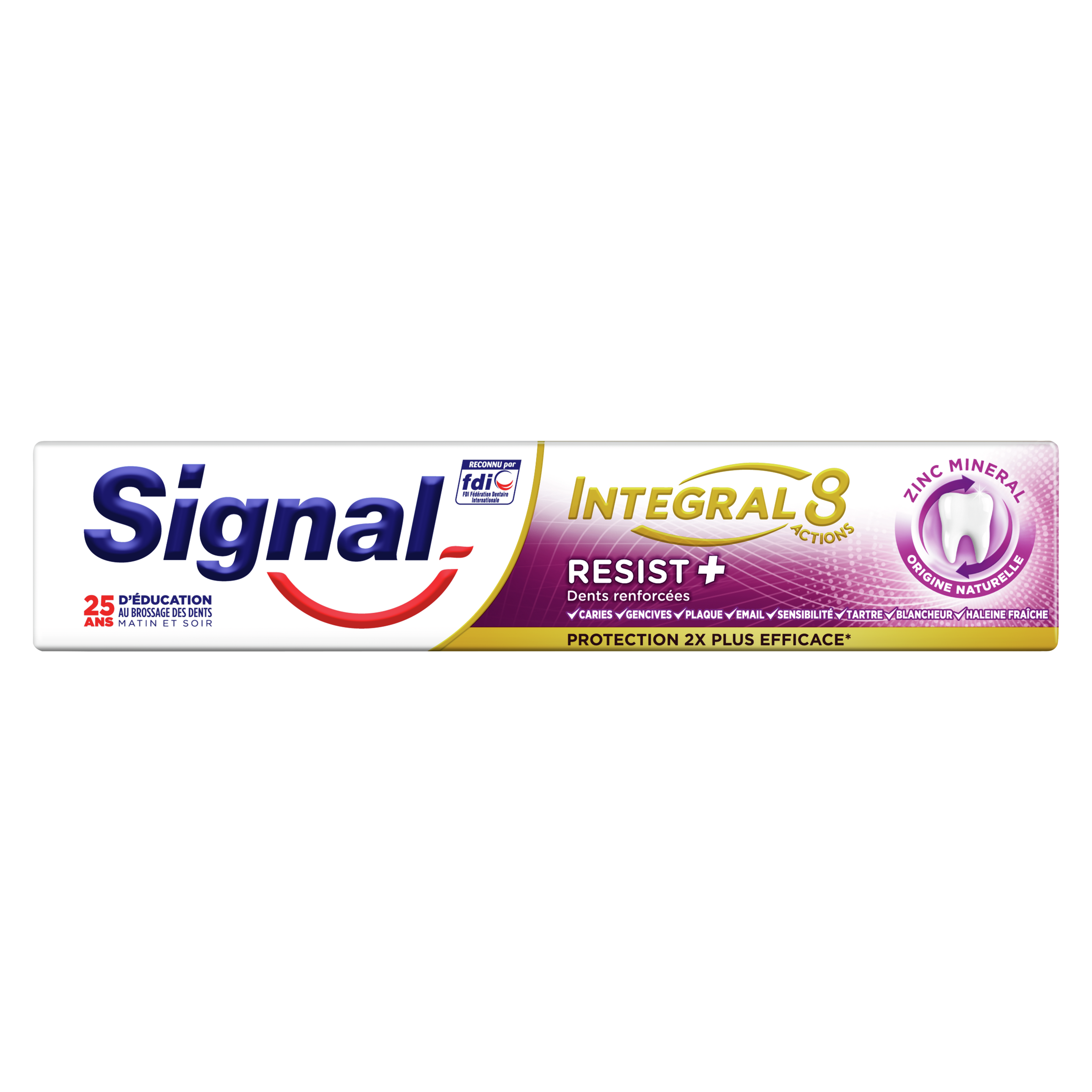 Signal Dentifrice Integral 8 Resist+ 75ml