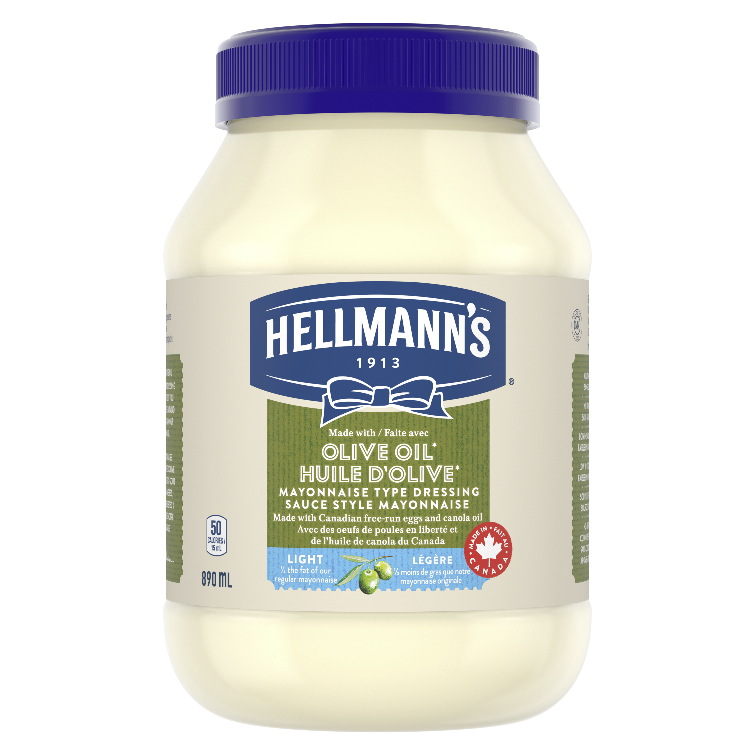 Hellmann’s® avec huile d’olive légère 890mL