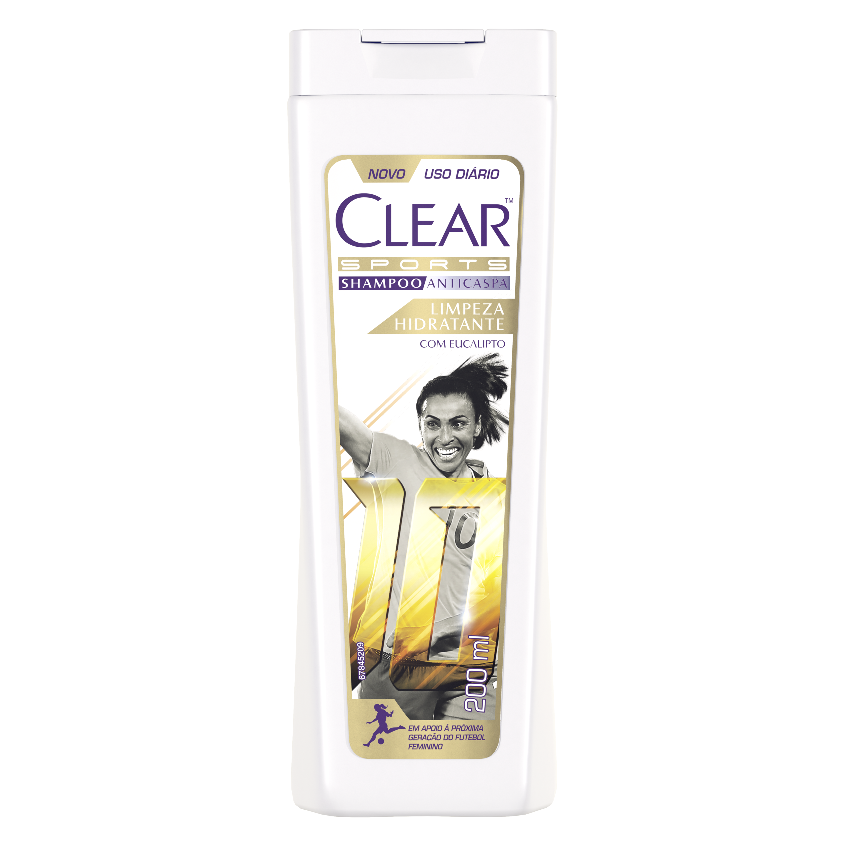 Shampoo Anticaspa Clear Sports Women Limpeza Hidratante