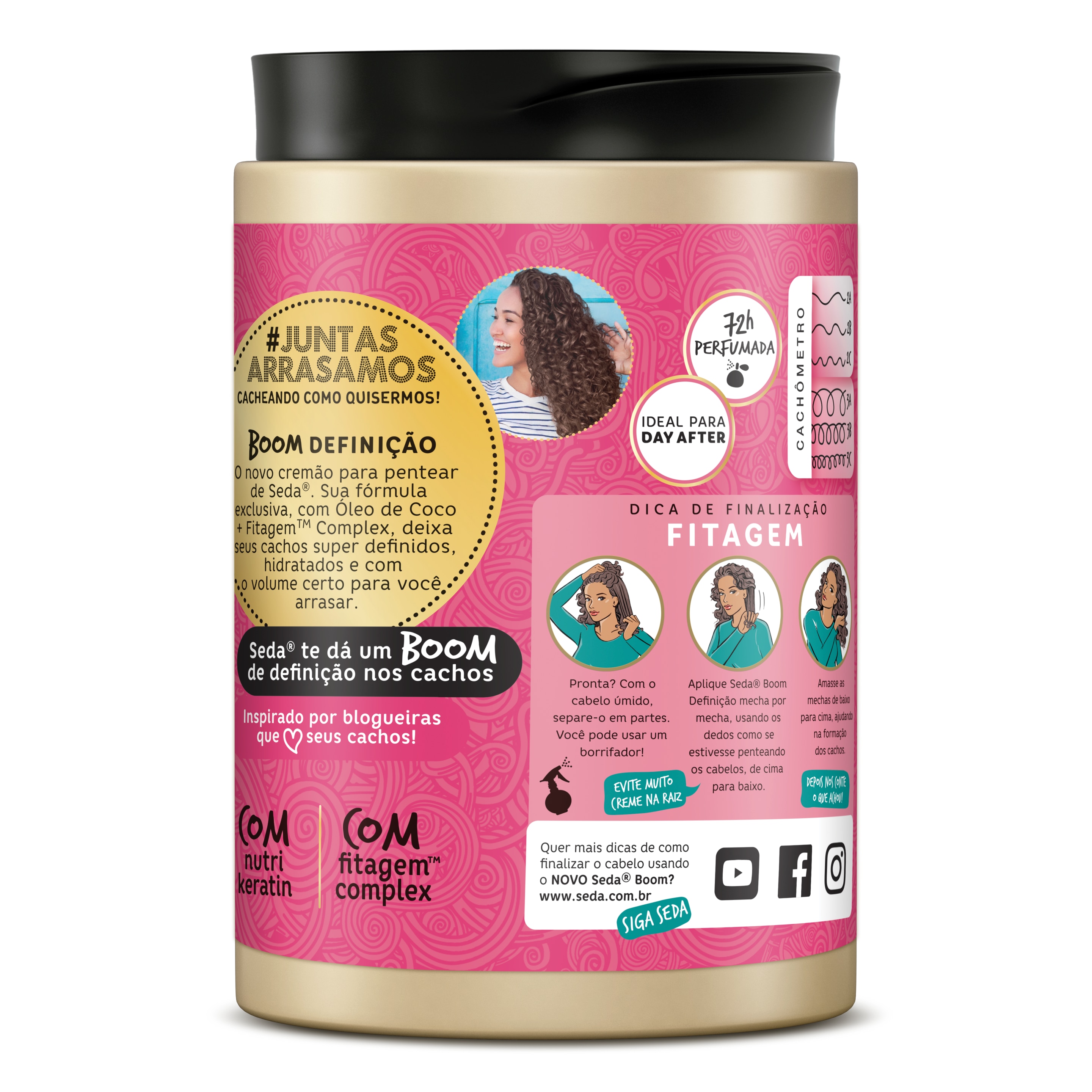 Creme para Pentear Seda Boom Definição