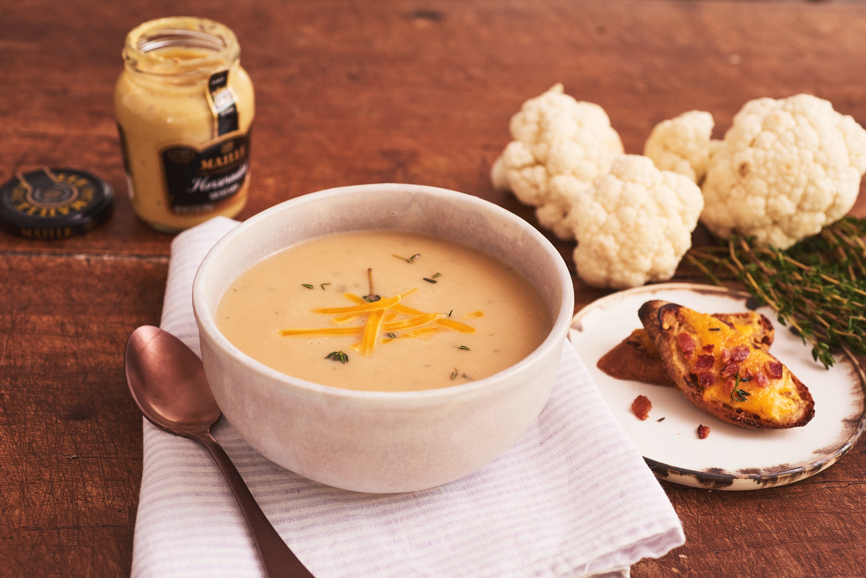 Cauliflower &amp; Cheddar Soup