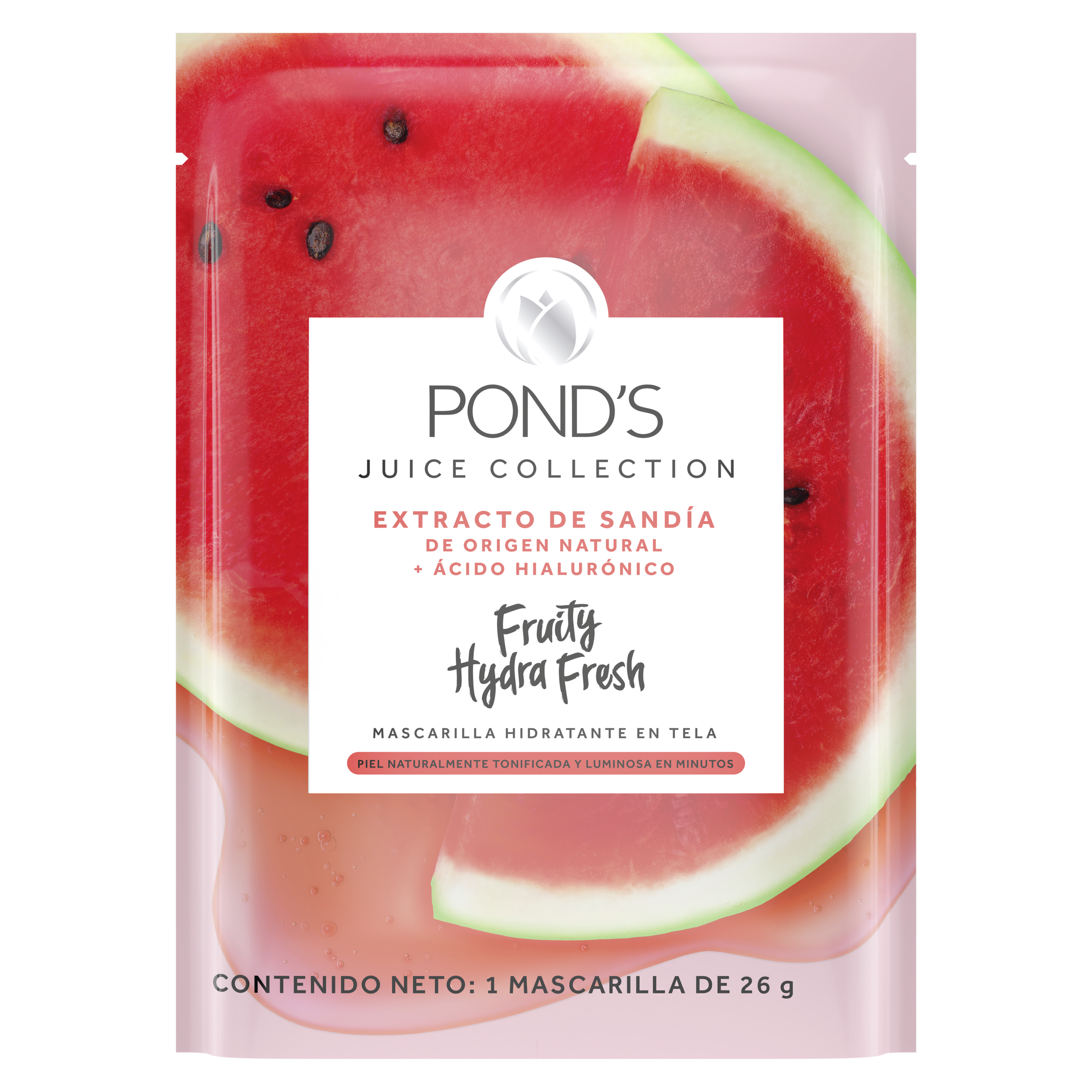 Pond's Mascarilla Facial Fruity Hydra Fresh Sandia 26g