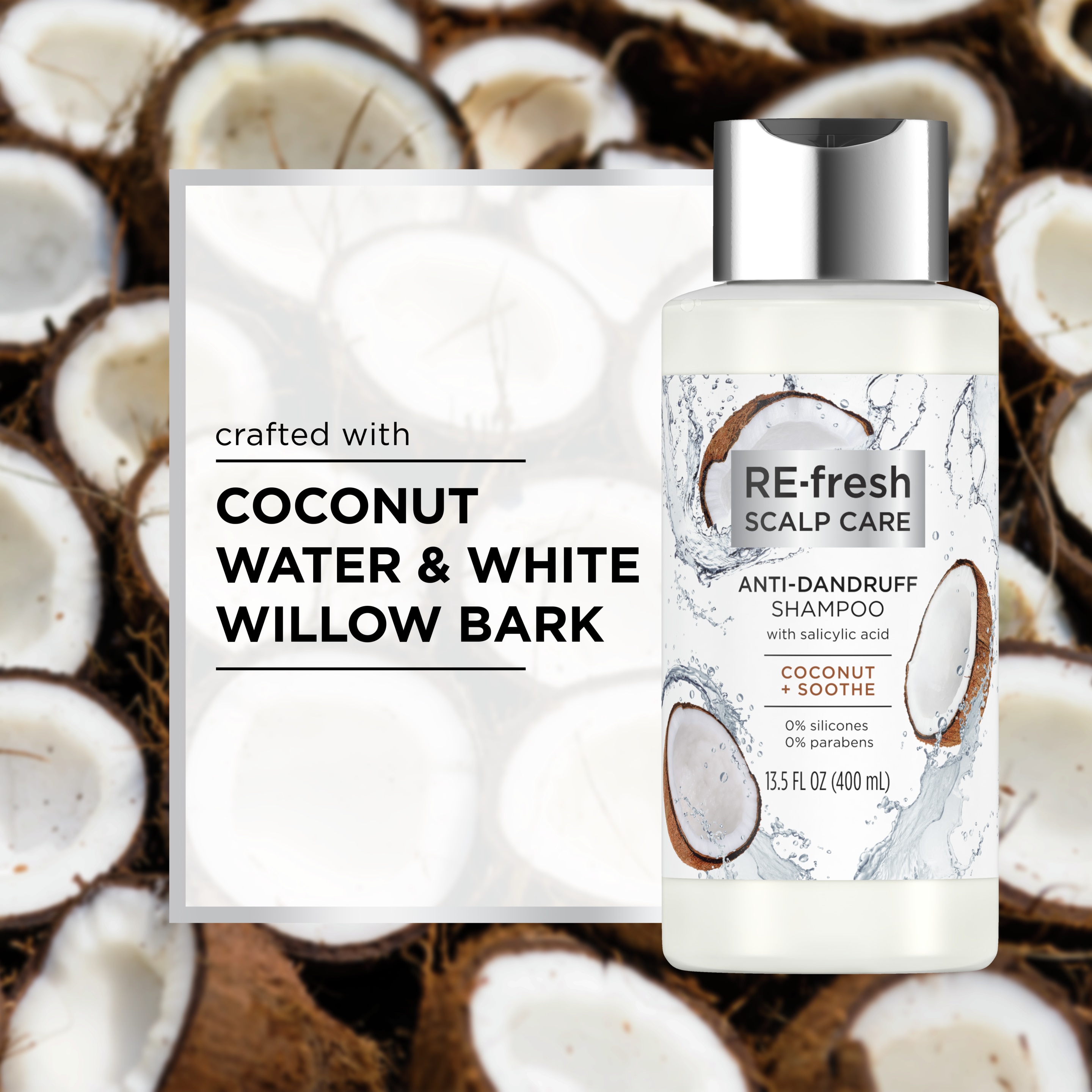 Ingredient Asset RE-fresh Coconut + Soothe Shampoo