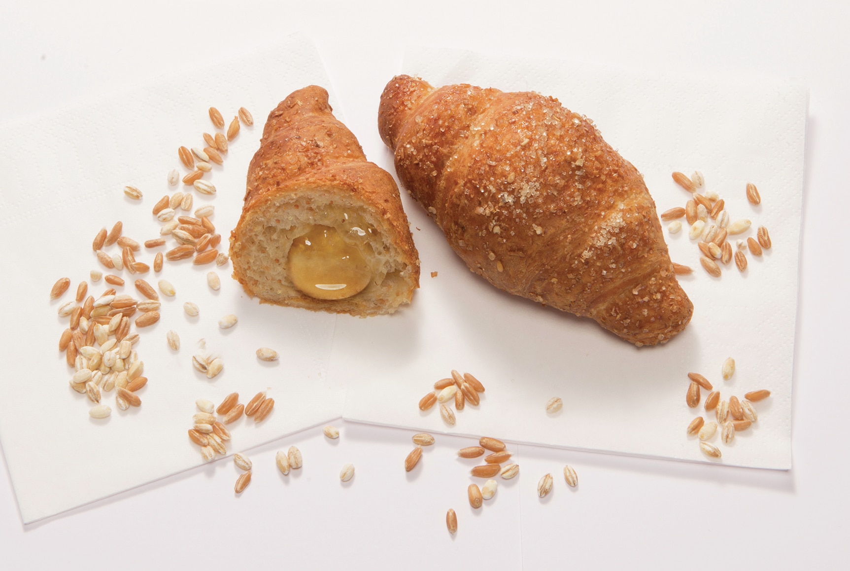 Mini croissant cereali e miele packshot