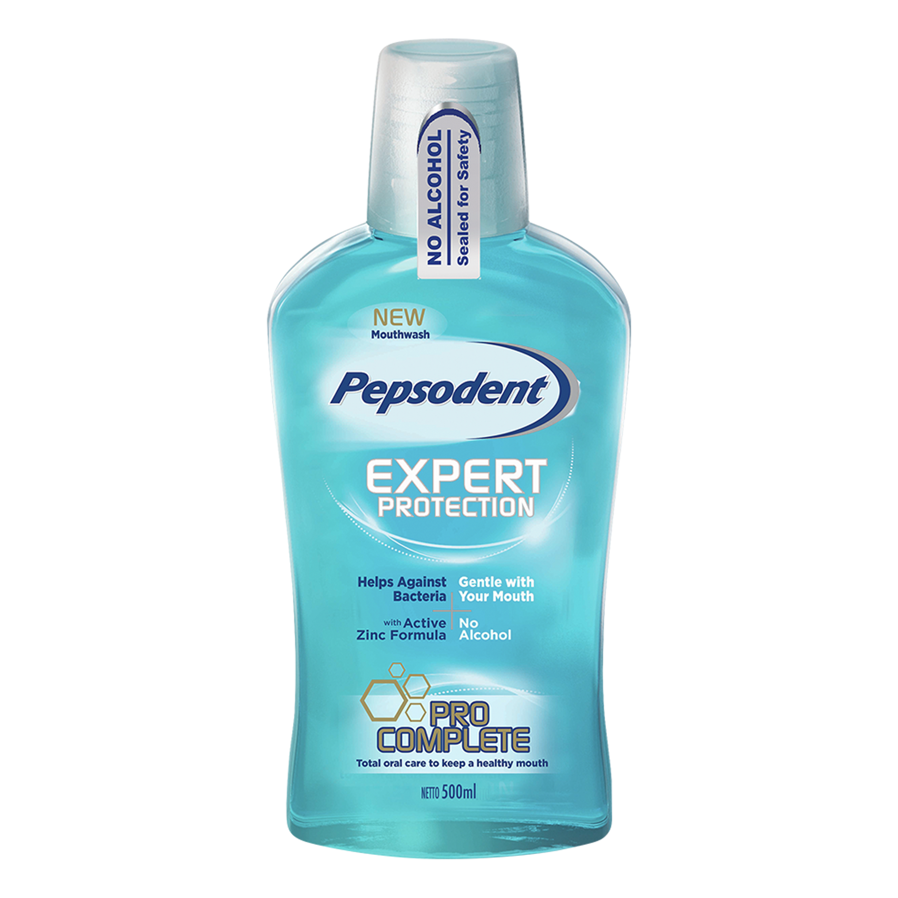 Obat Kumur Pepsodent Mouthwash Pro Complete 500Ml Anti Bakteri