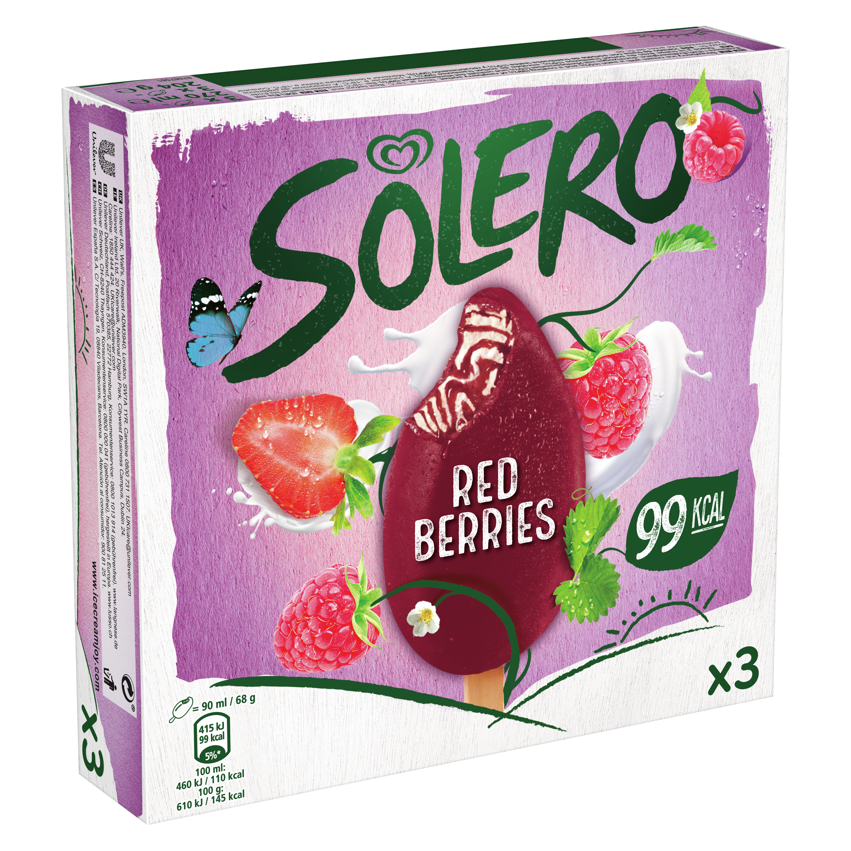 Multipack Solero Frutos Vermelhos
