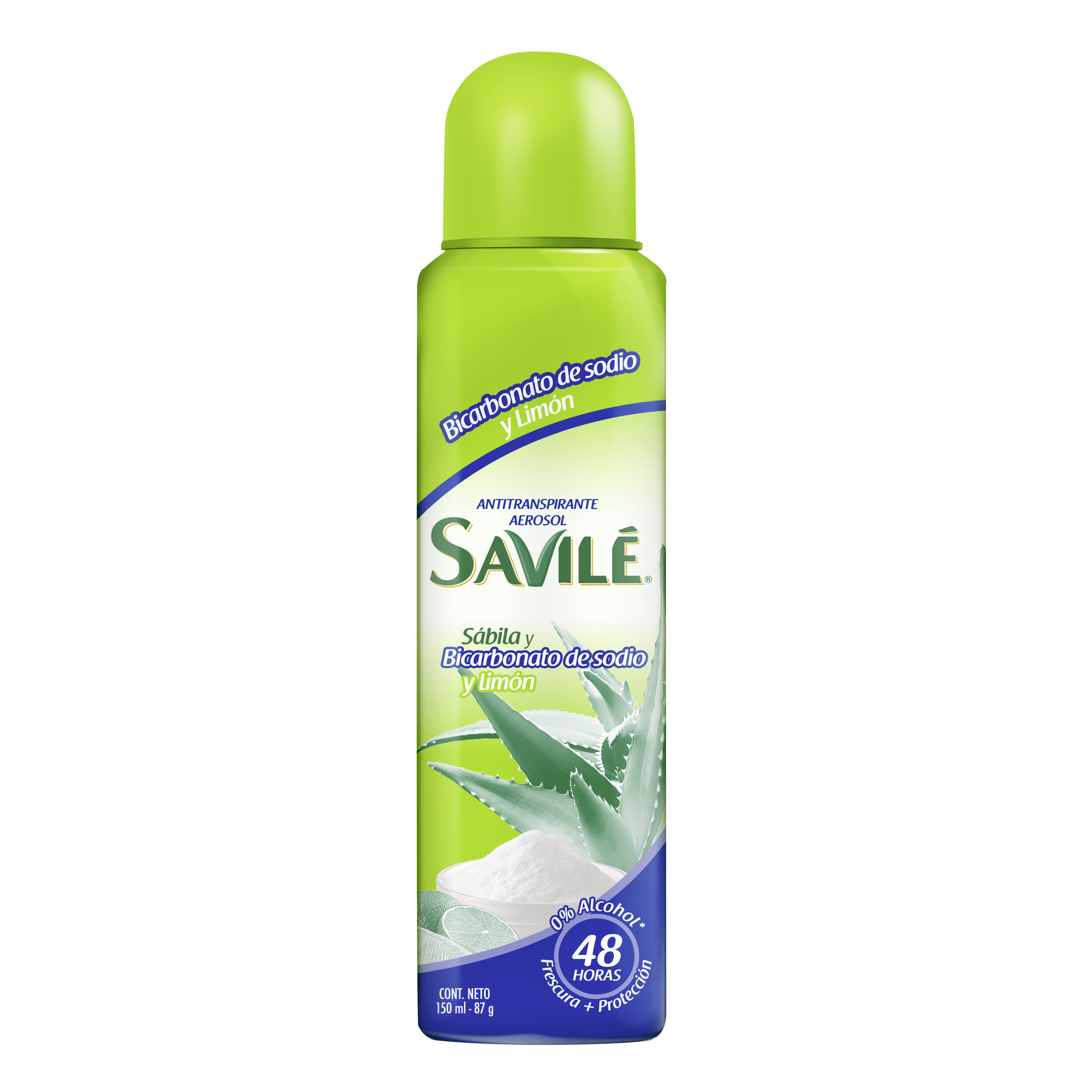 Antitranspirante en Aerosol Savilé Bicarbonato y Limón | Savile