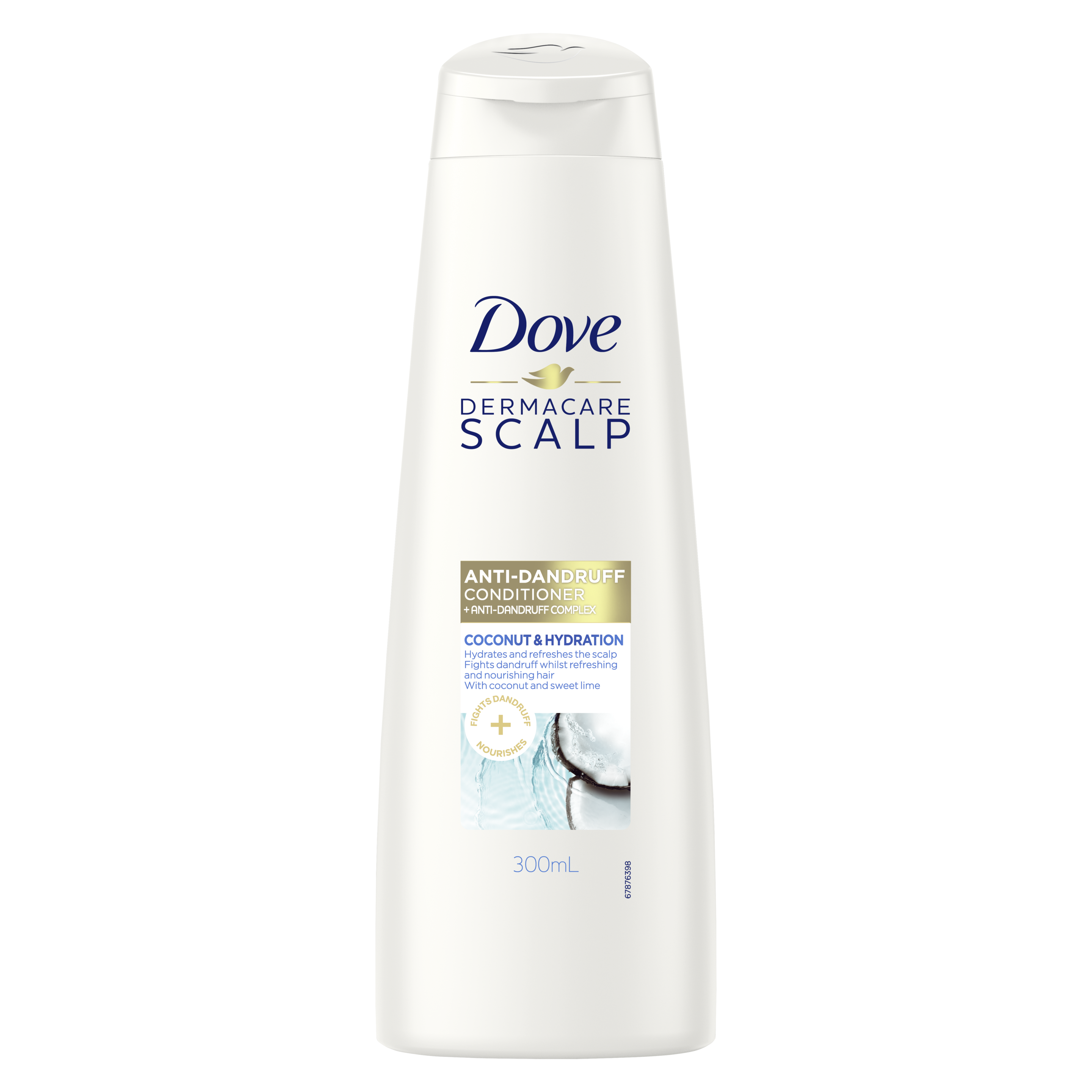 Dove Coconut Hydration Anti Dandruff Conditioner 300ml
