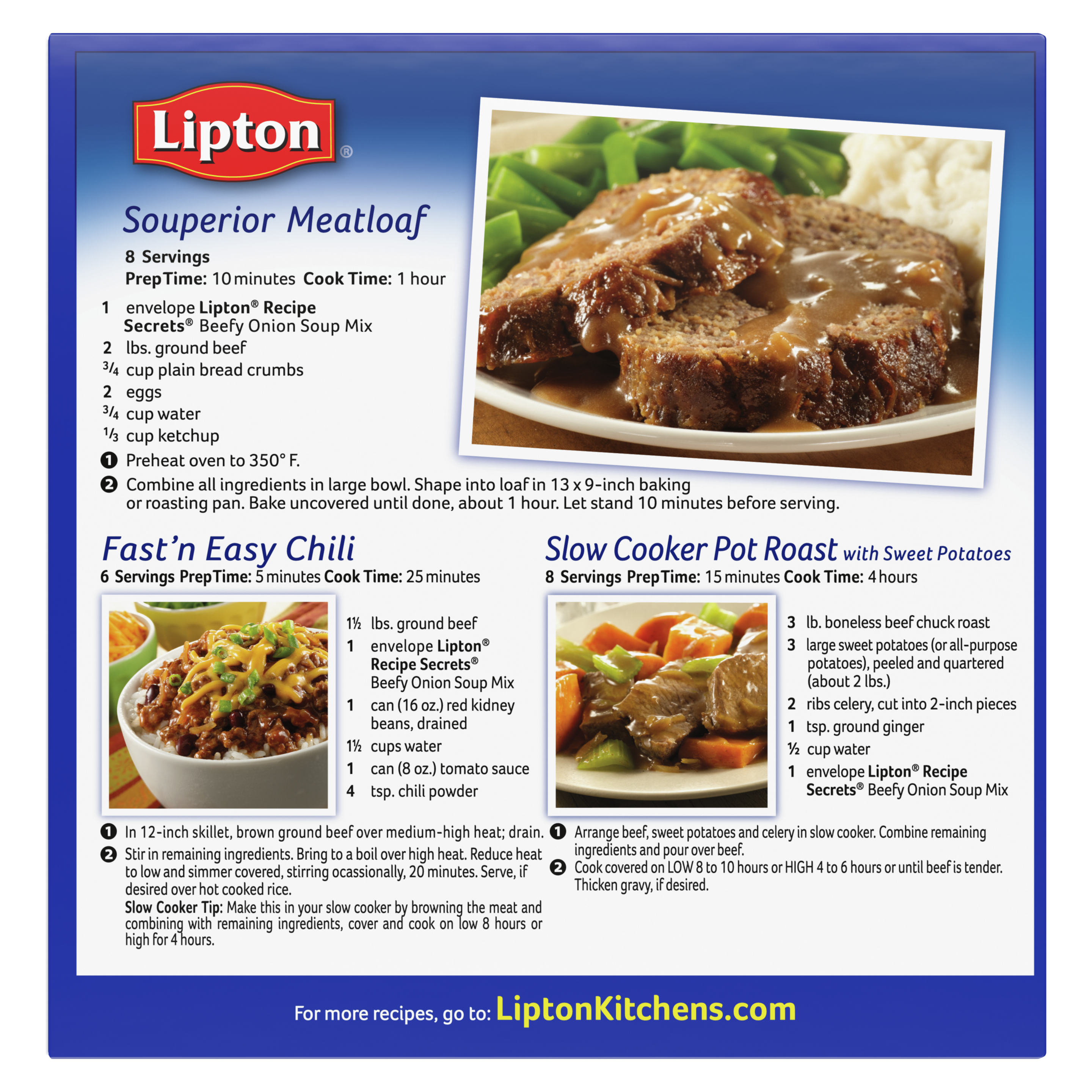 Lipton Beefy Onion Soup and Dip Mix