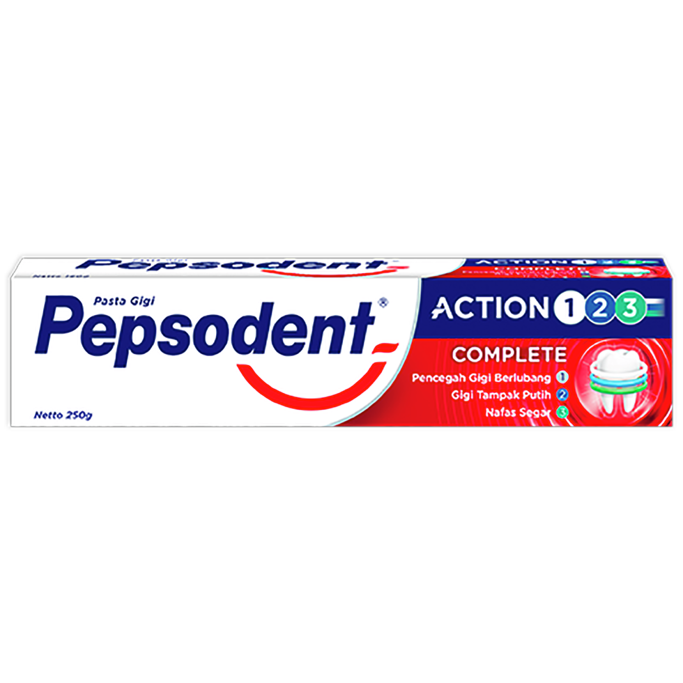 Pasta Gigi Pepsodent Action 123 250g
