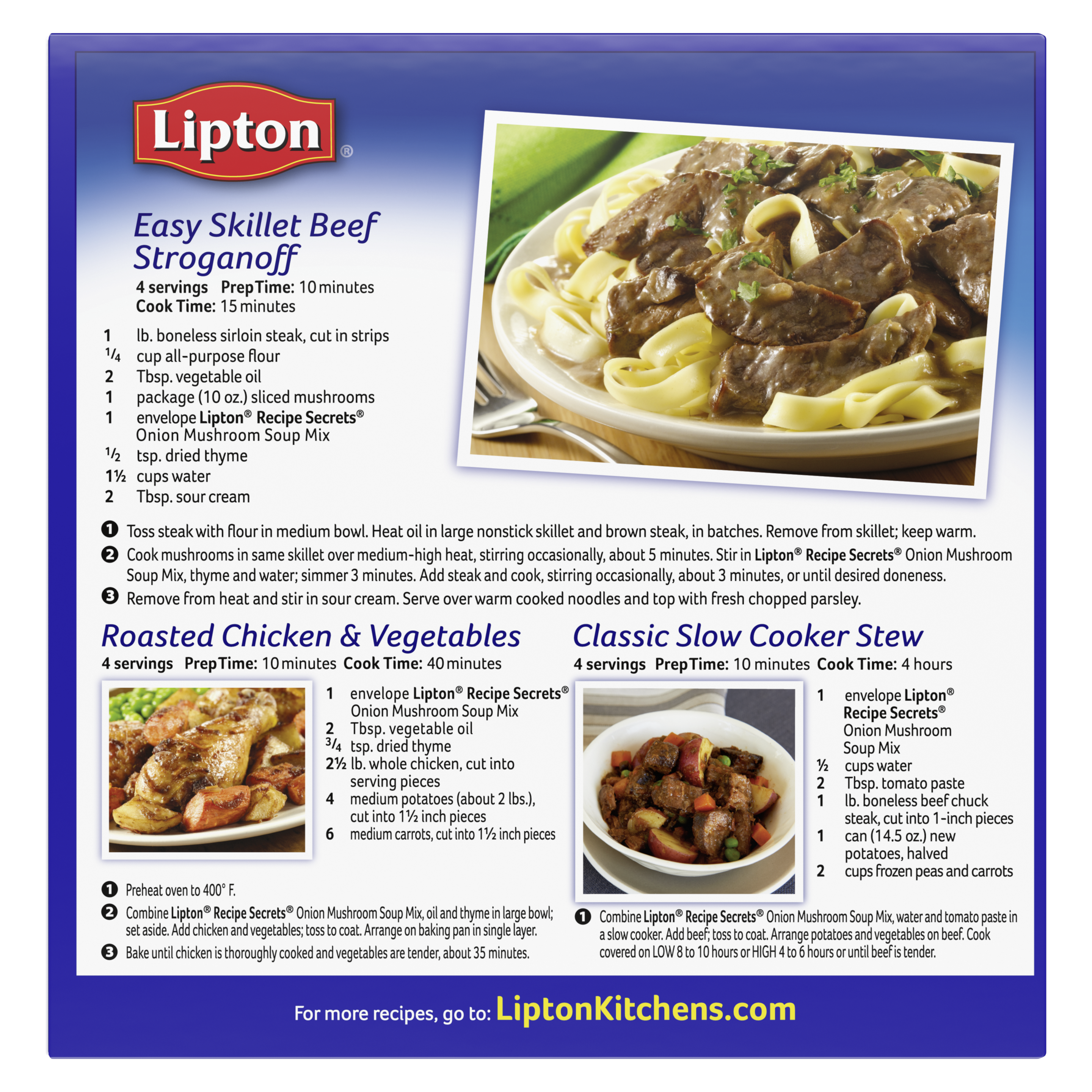 Lipton Onion Mushroom Soup and Dip Mix