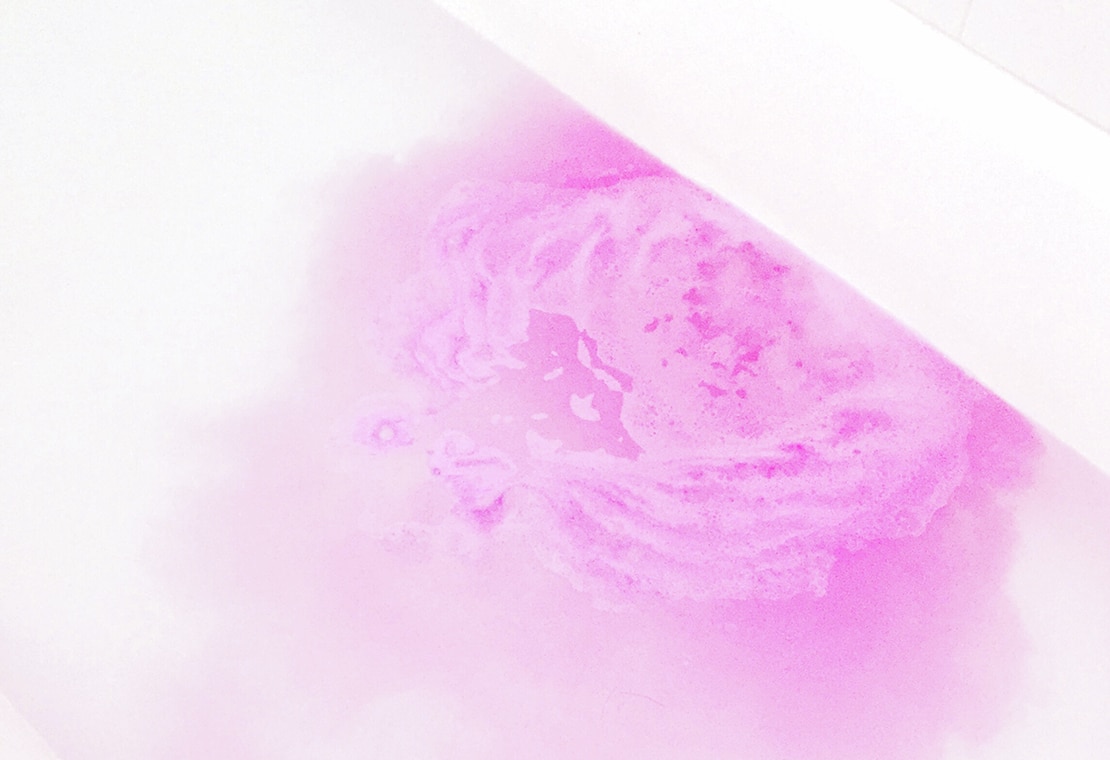 Love Beauty and Planet Bath Bomb in a Tub