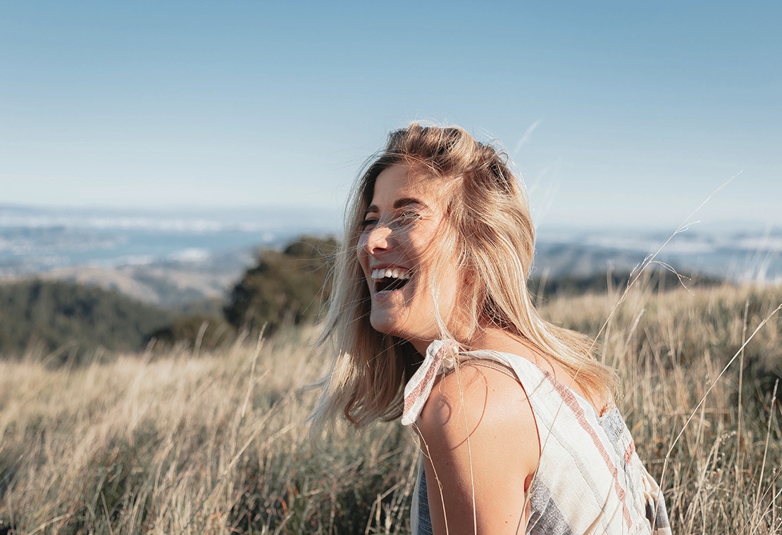 Aluminum Free Deodorant: Image of Woman Smiling