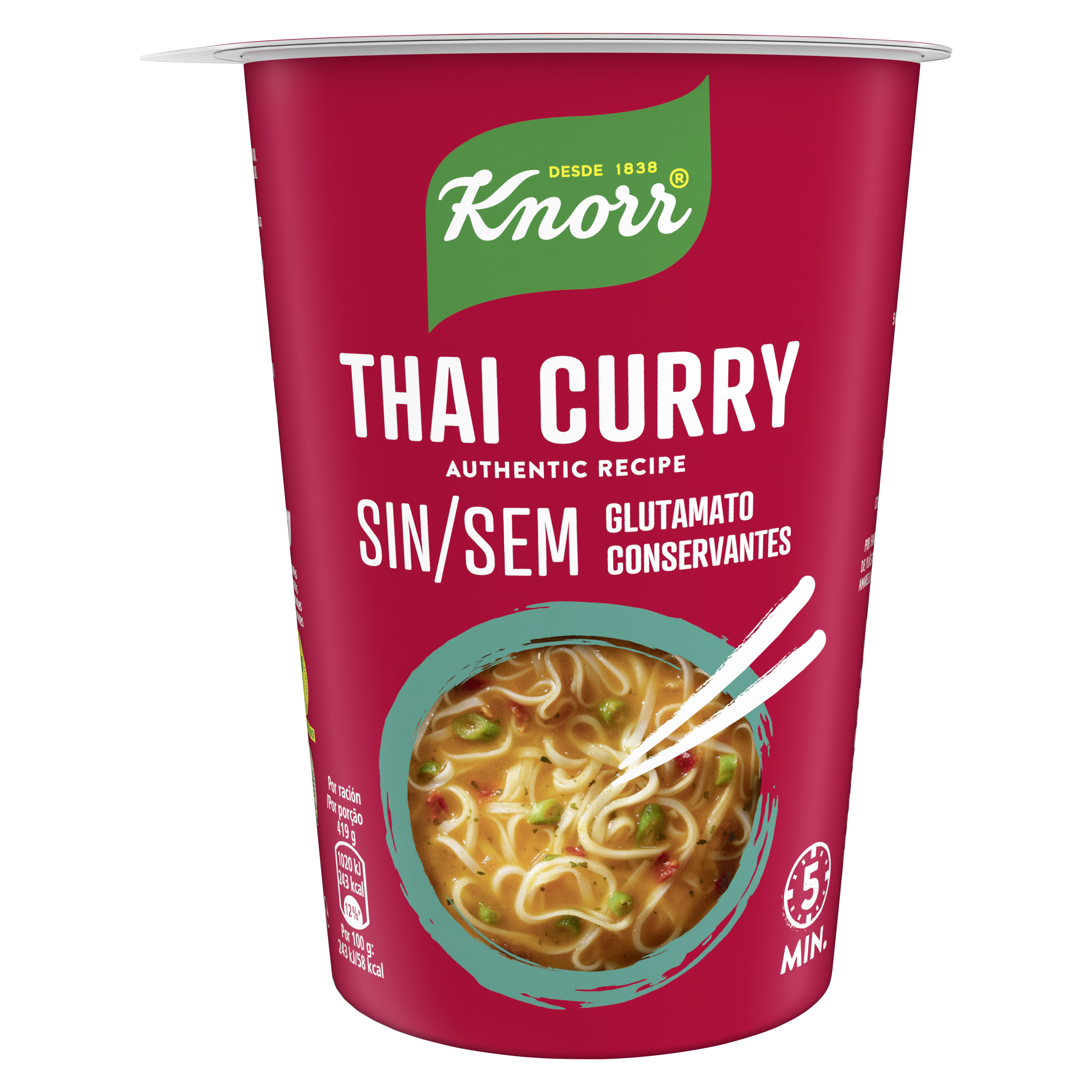 Asia Pot Noodles Thai Curry