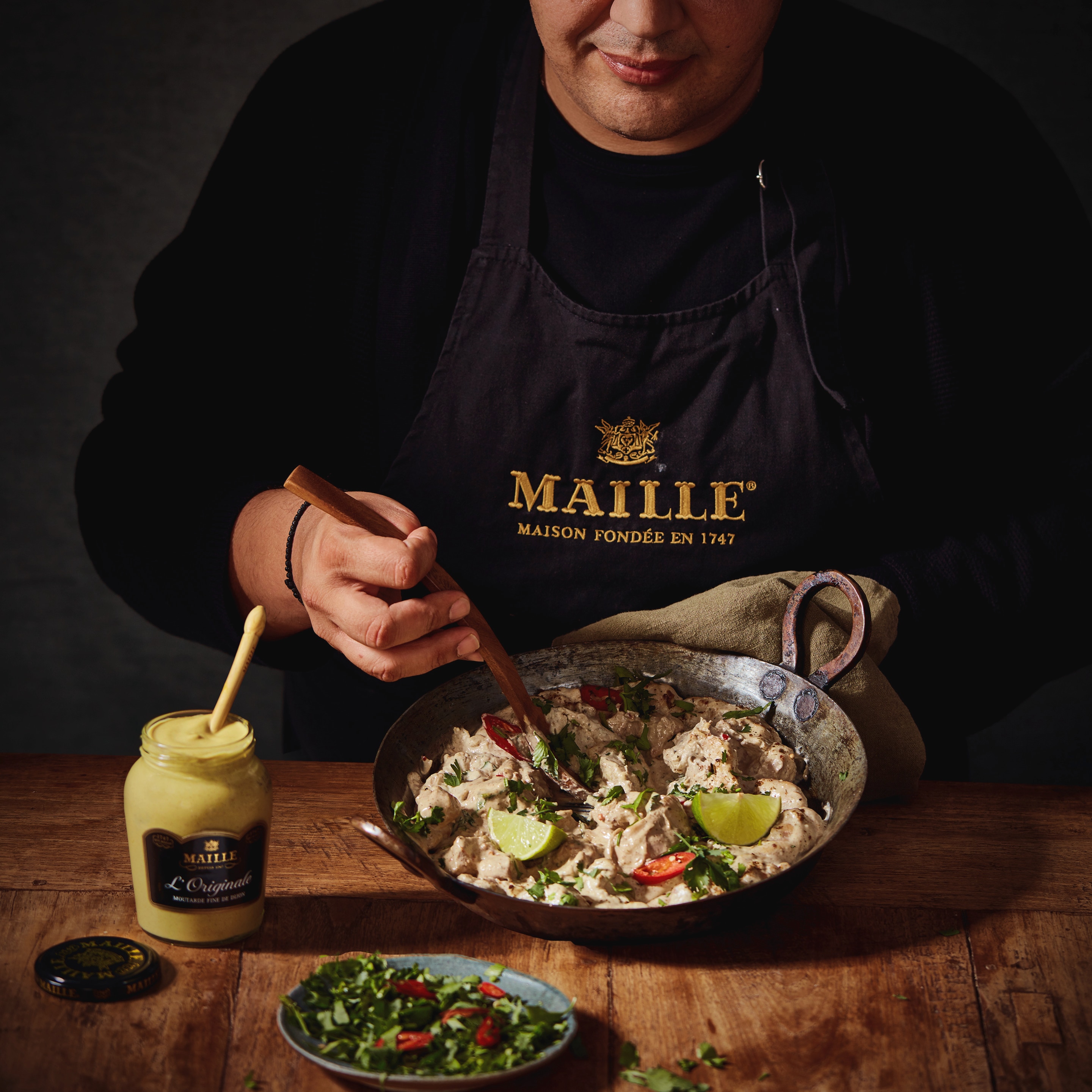 Maille Chicken Curry With Rice