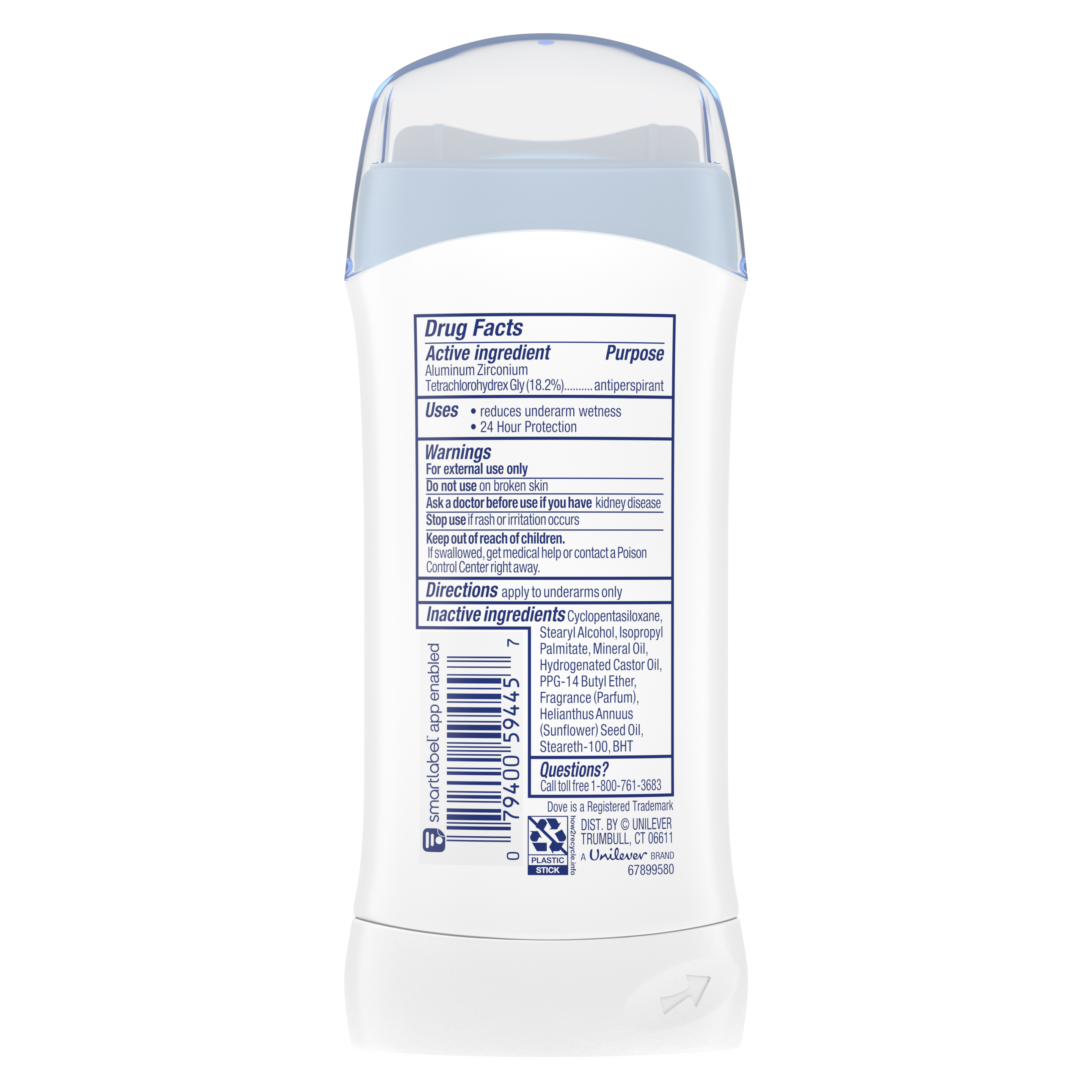 Invisible Solid Antiperspirant, Bloom
