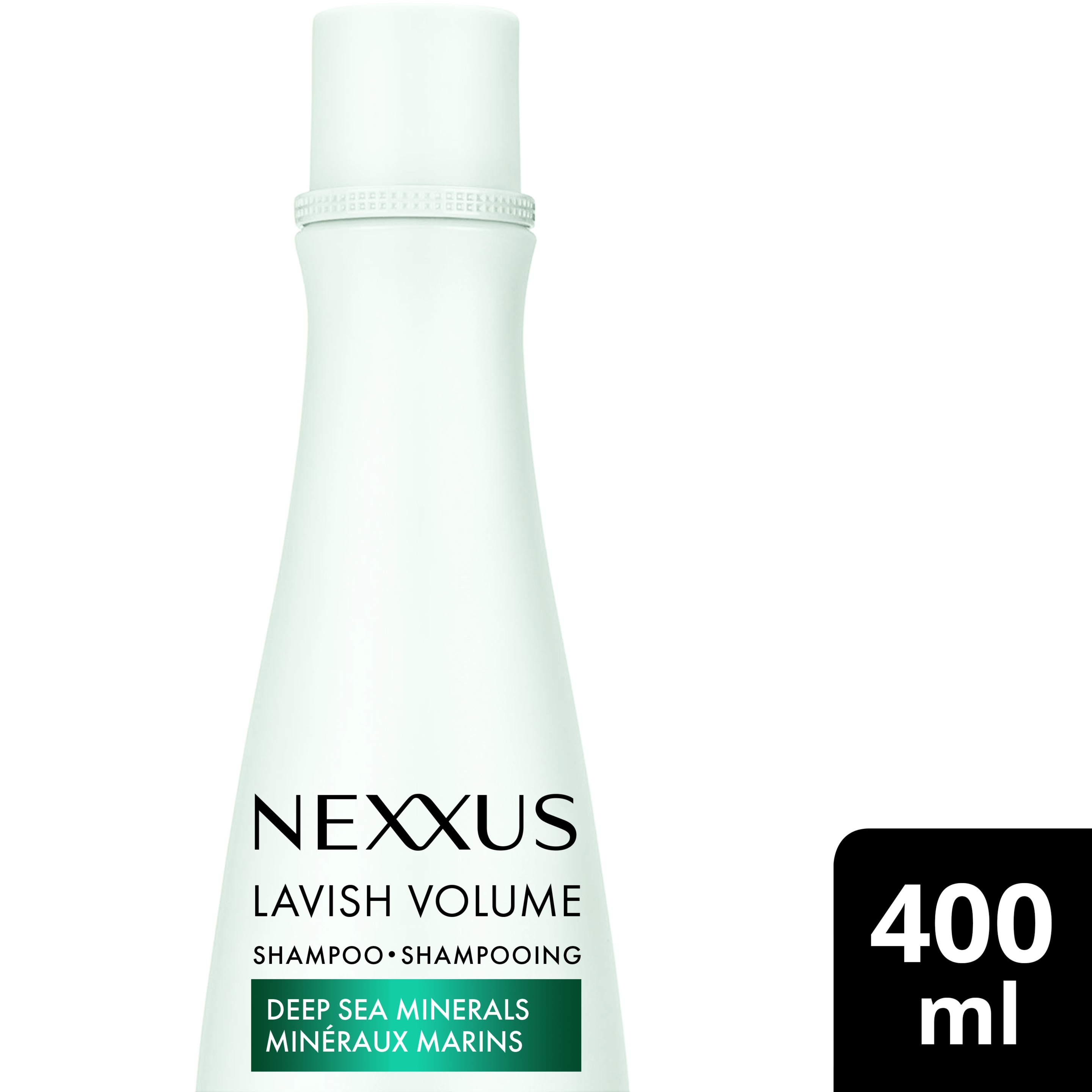Étiquette de front du shampooing Nexxus Diametress Weightless Volume 400 mL