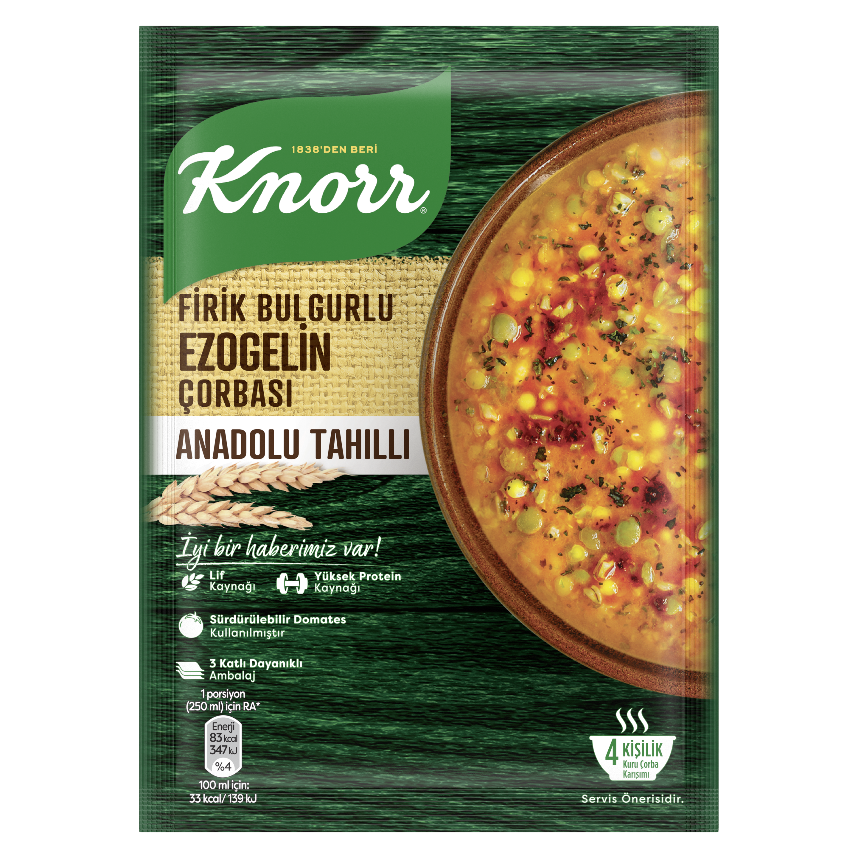 Knorr Firik Bulgurlu Ezogelin Çorbası