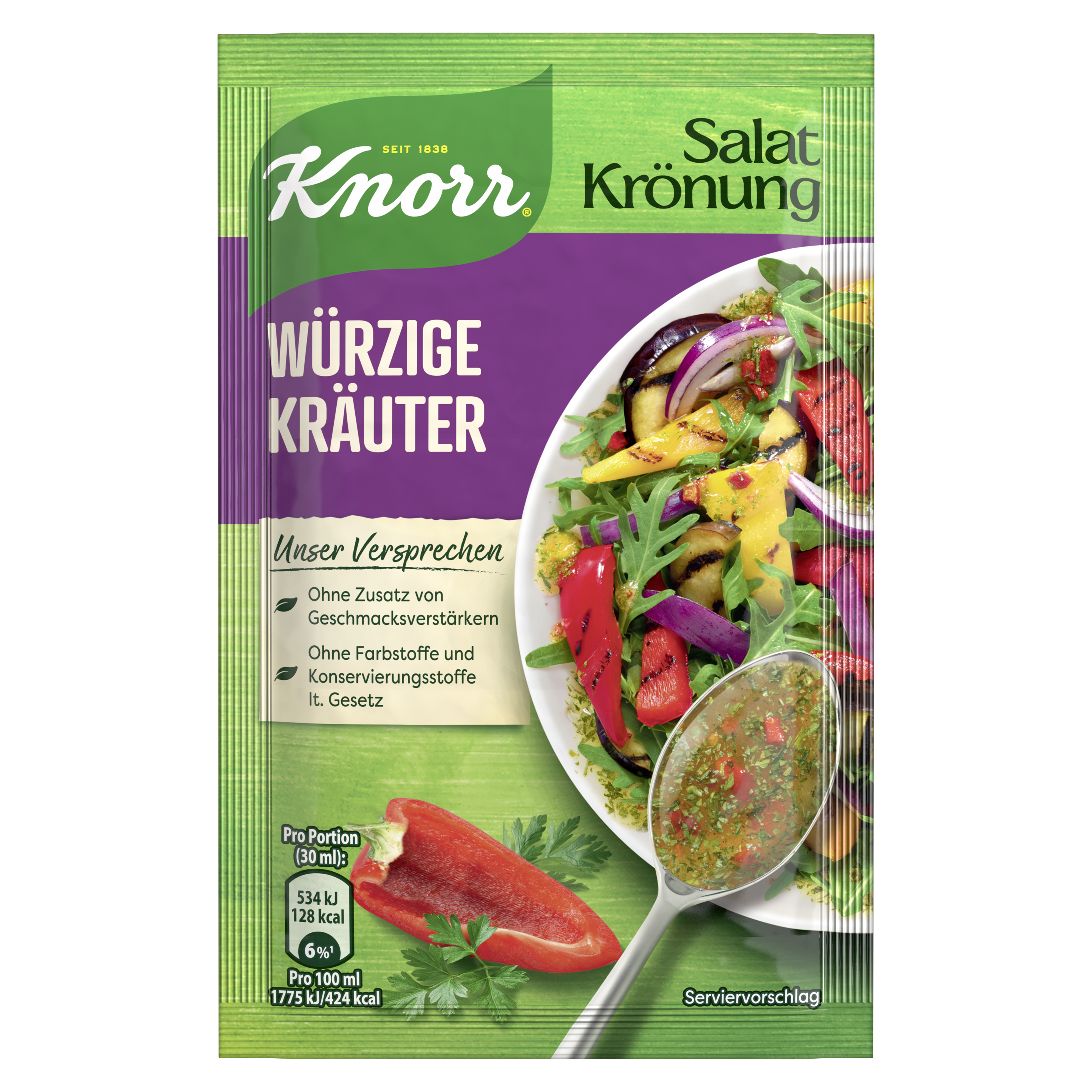 Knorr Salatkrönung Würzige Kräuter Dressing 3er-Pack