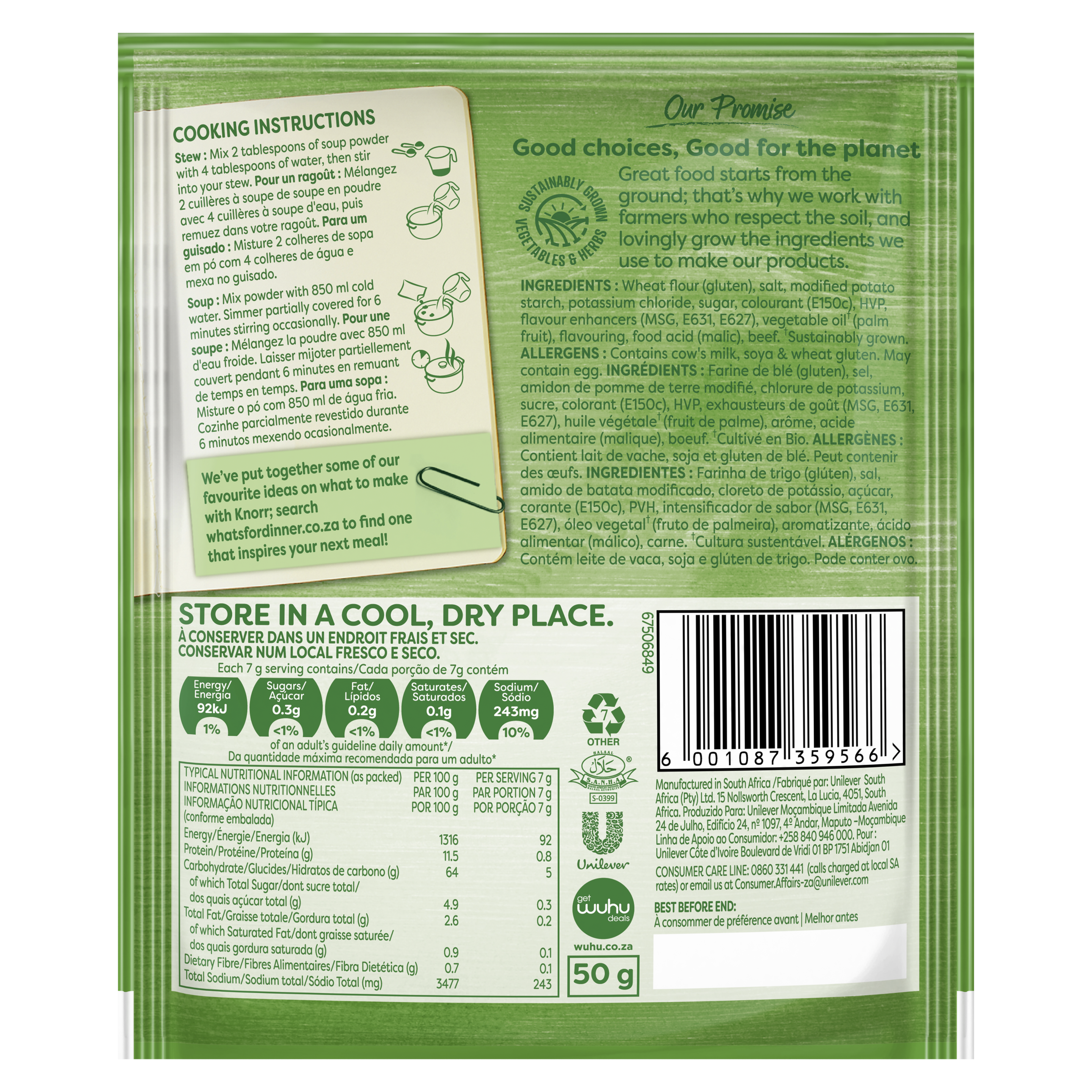 Knorr Tasty Hearty Beef Soup