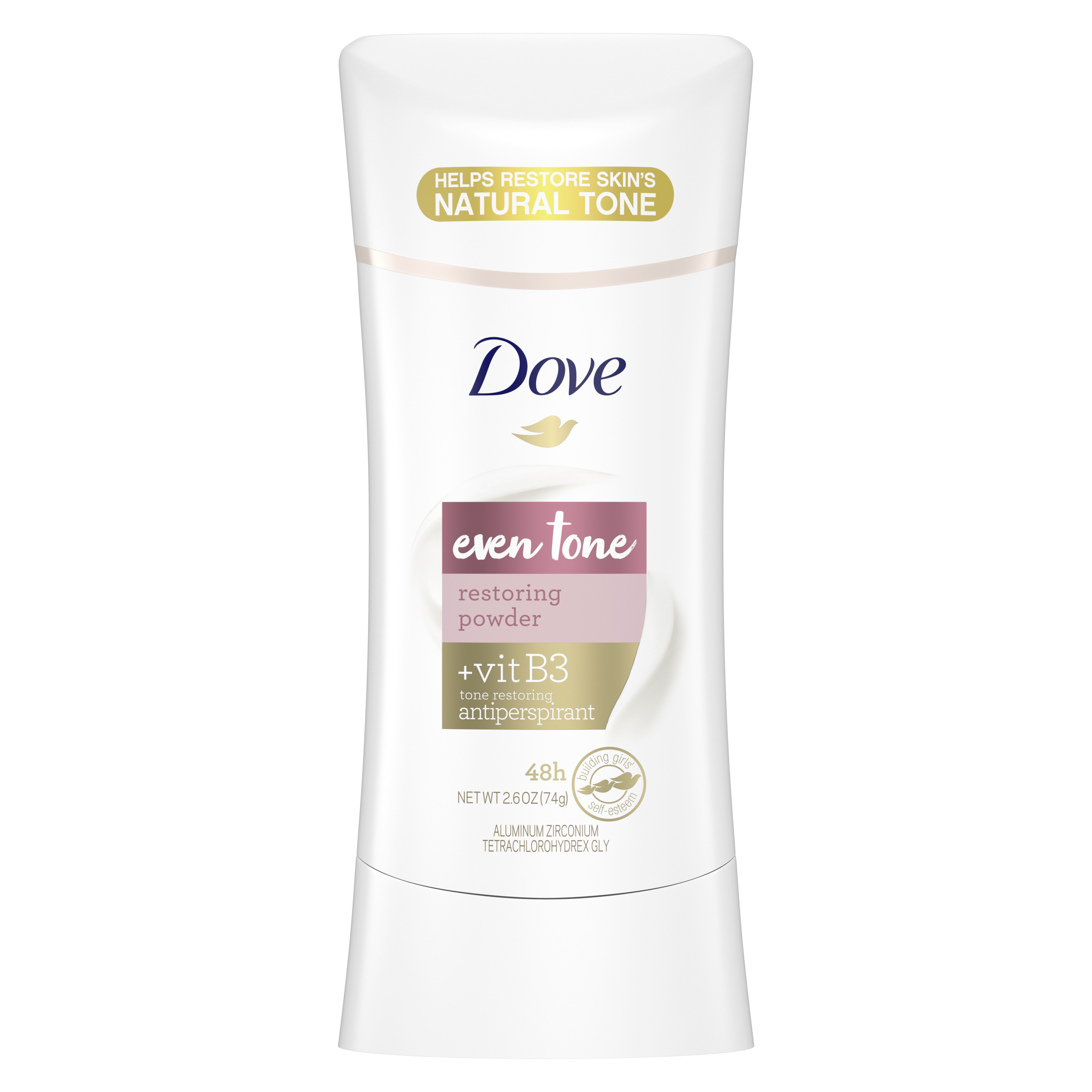 Dove Even Tone Antiperspirant Deodorant Restoring Powder 2.6oz