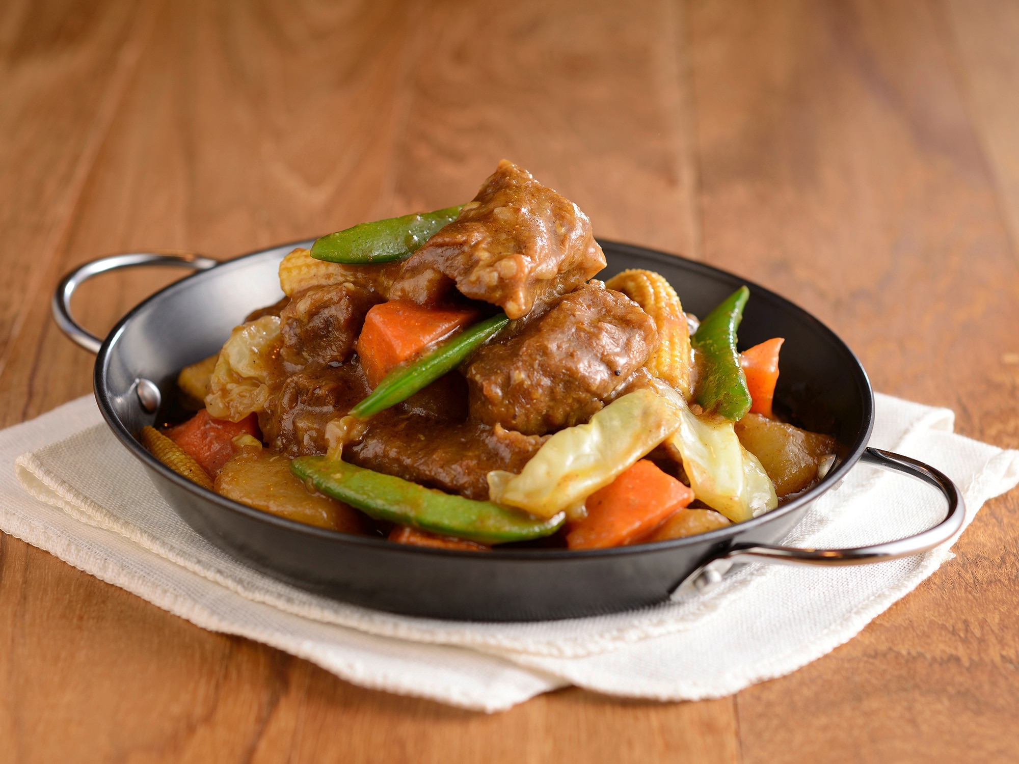 雜菜沙爹炆牛肋肉，家樂牌，菜譜，食譜