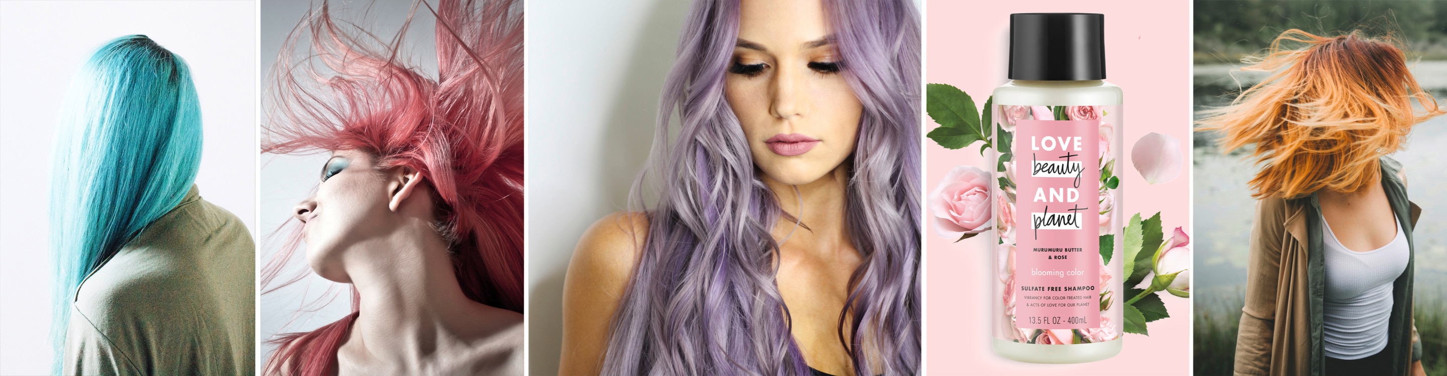 Images of Colored Hair and Love Beauty and Planet Blooming Color Shampoo