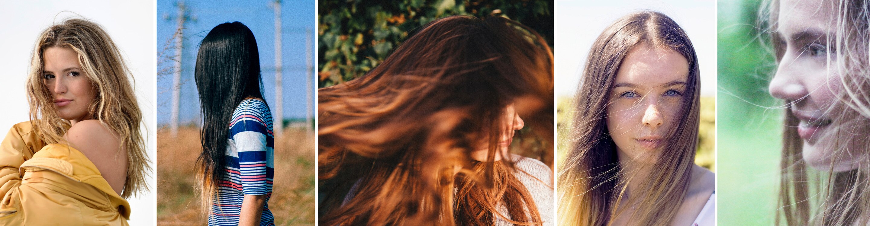 What is Keratin Header: Images of Woman With Frizz-free Hair
