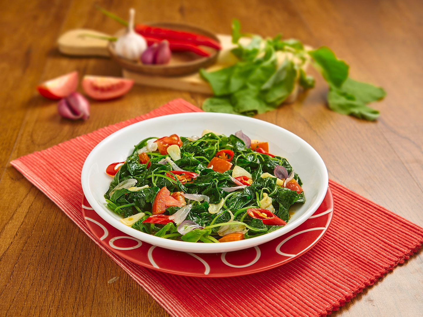 pak choi masak terasi