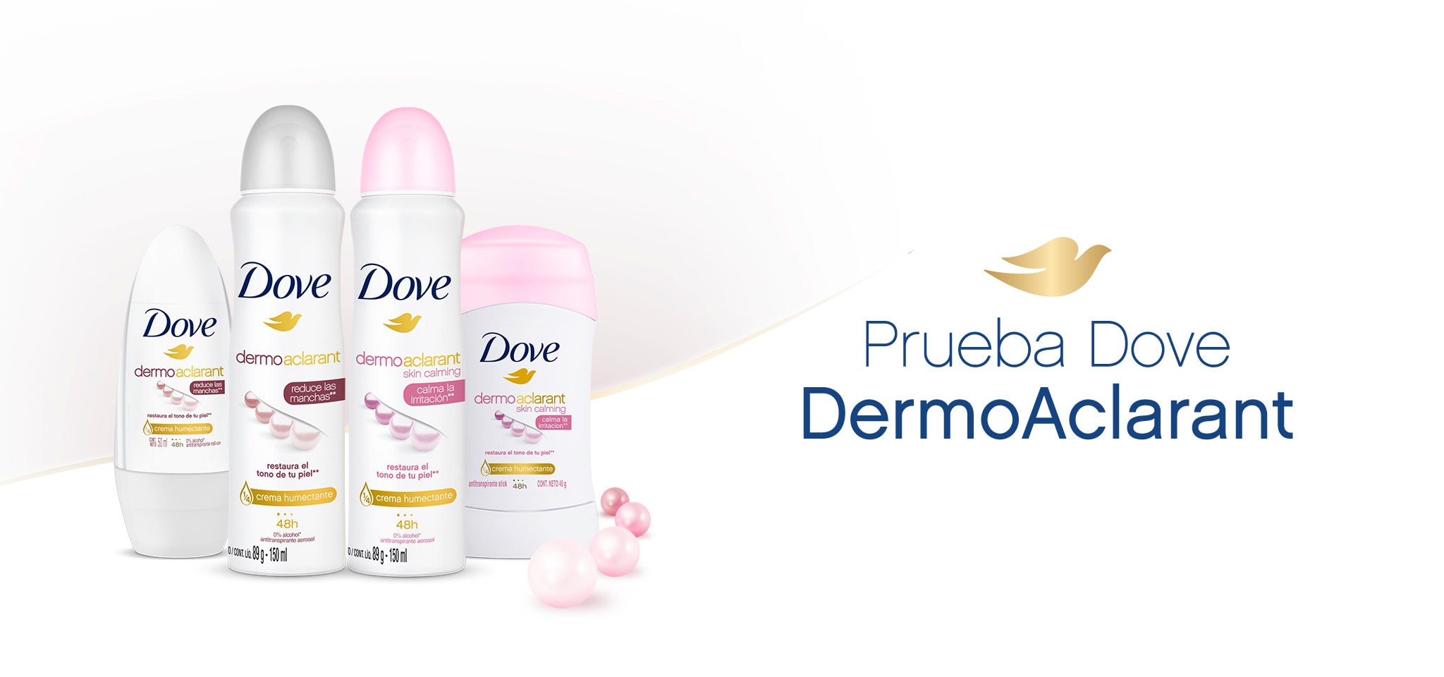 Dove Dermo Aclarant restaura el tono de tu piel y reduce las manchas oscuras
