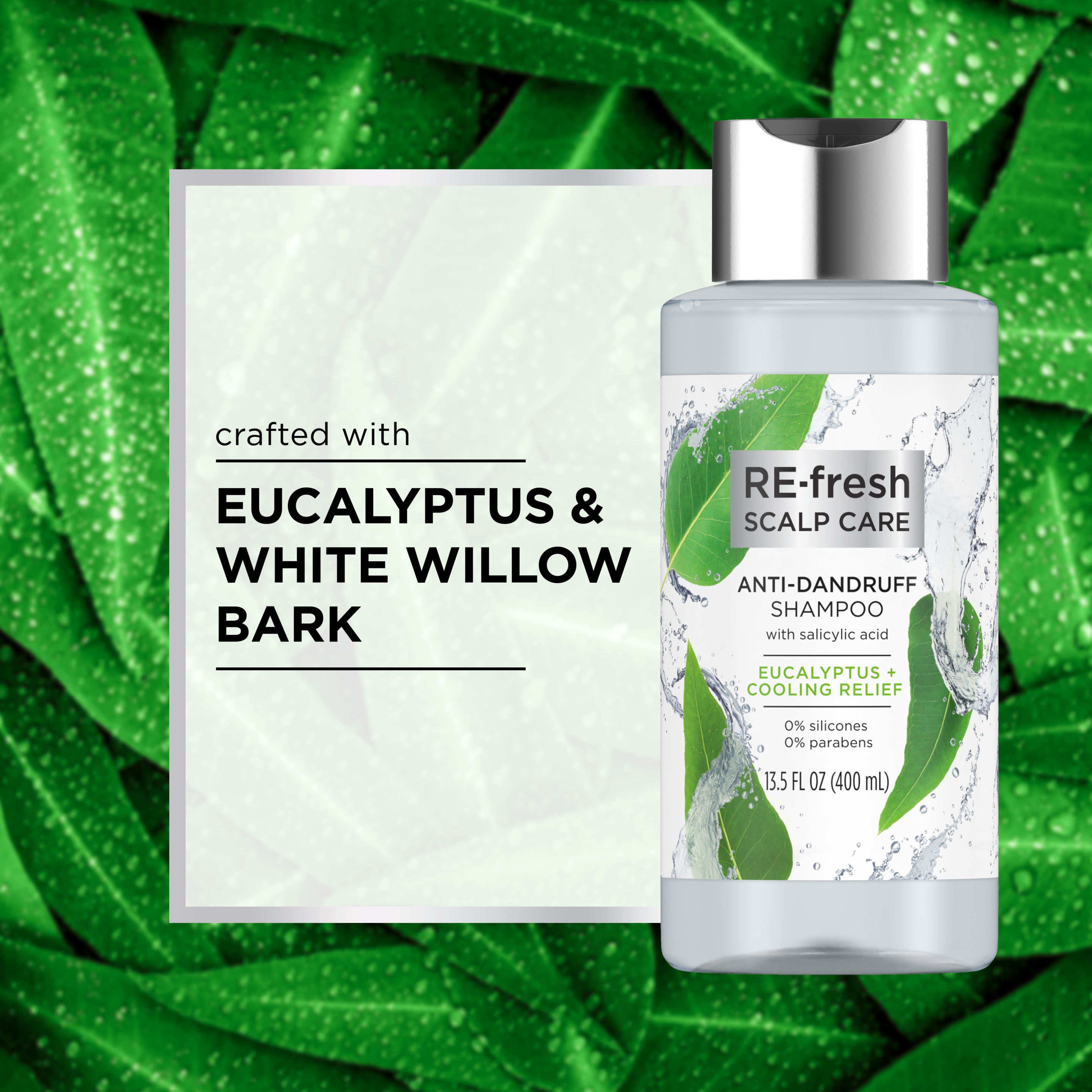 Ingredient Asset RE-fresh Eucalyptus + Cooling Relief Shampoo