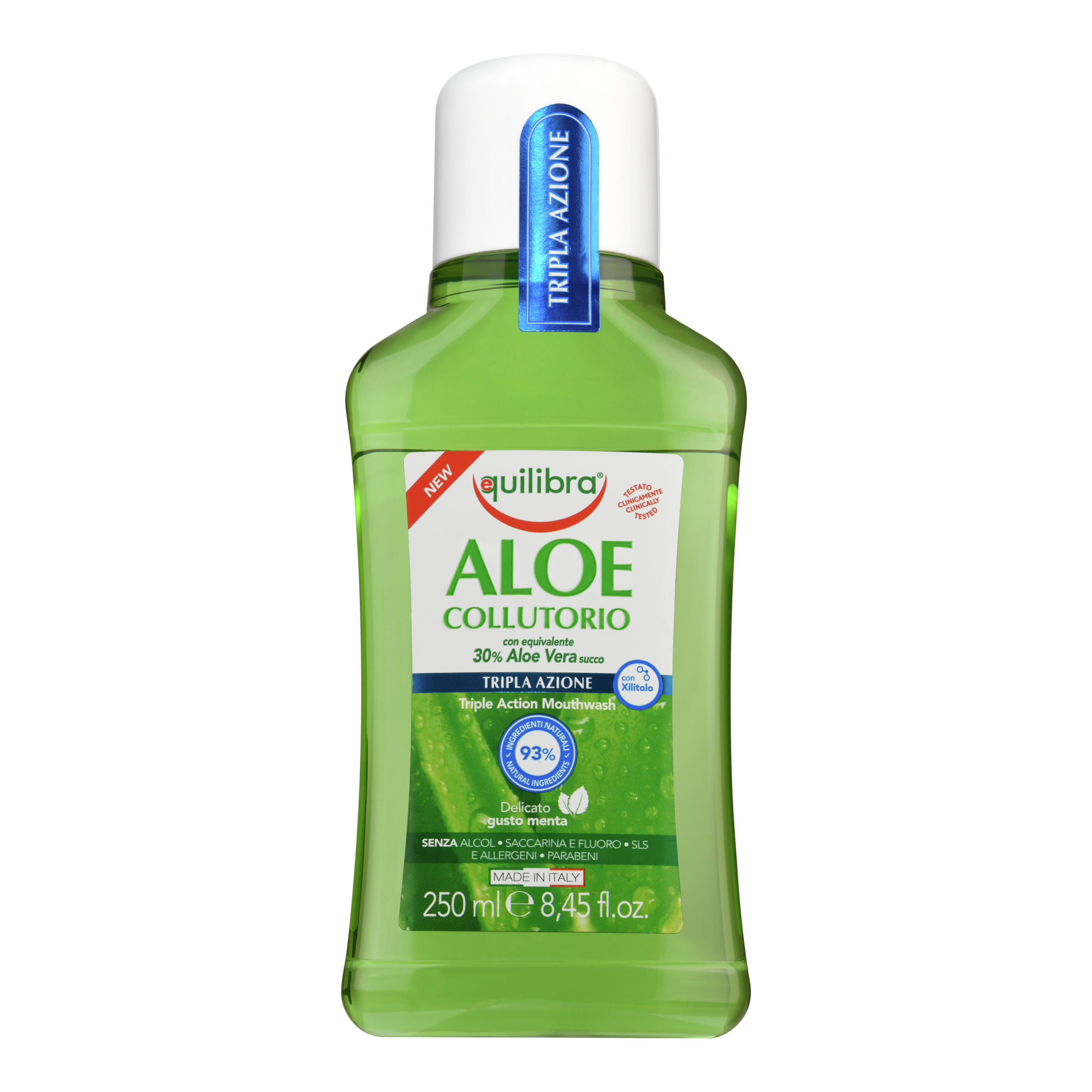 Aloe Collutorio Tripla Azione 250ML Equilibra<sup>®</sup>  - Flacone da 250 ml