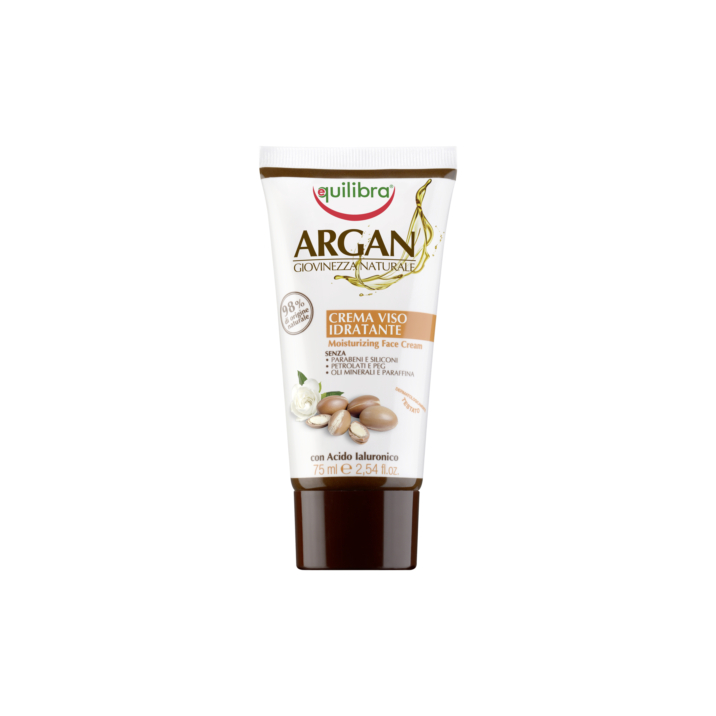 Argan Crema Viso Idratante Equilibra<sup>®</sup> - Tubo da 75 ml