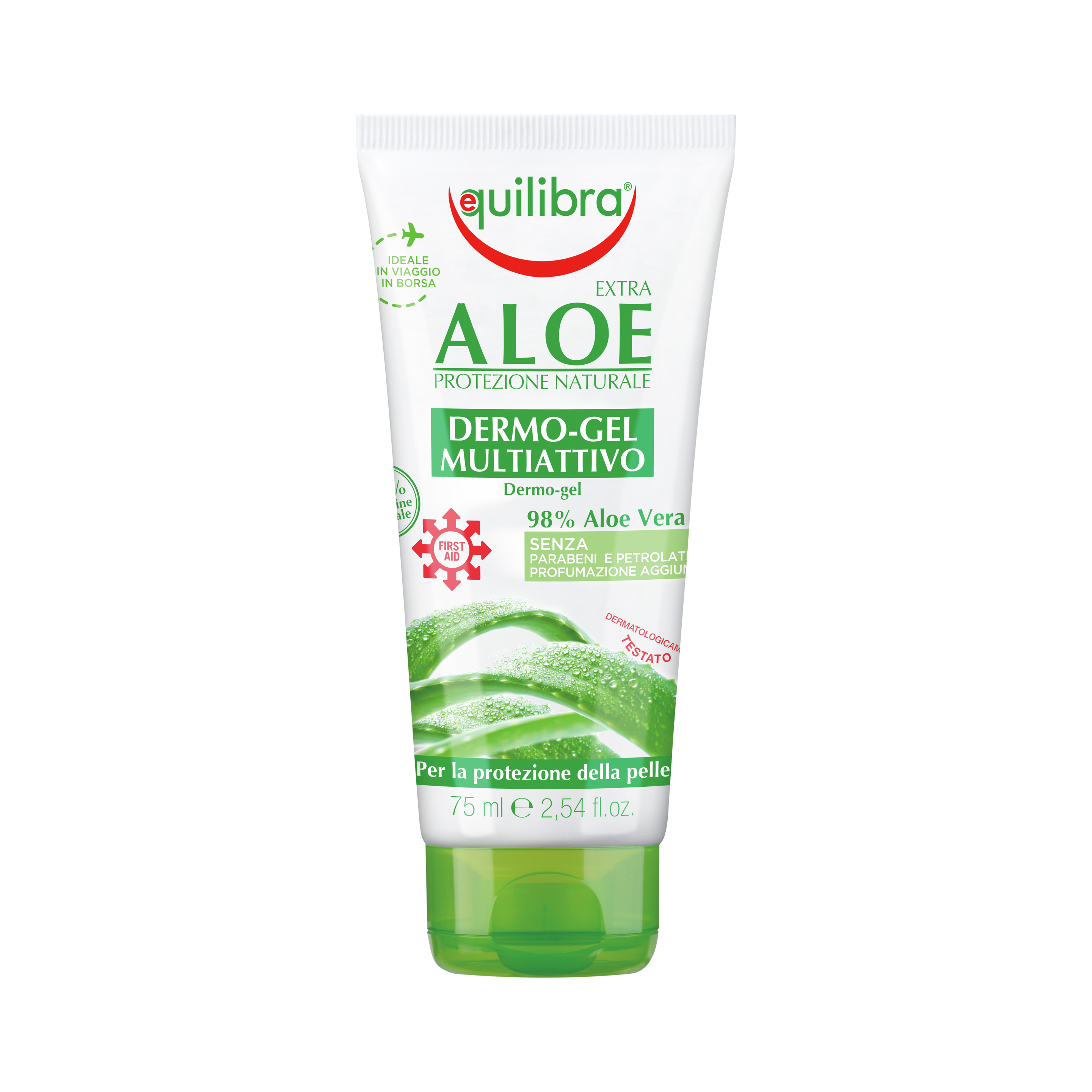 Aloe Dermo-Gel Multiattivo Minitaglia Equilibra<sup>®</sup>  - Tubo da 75 ml
