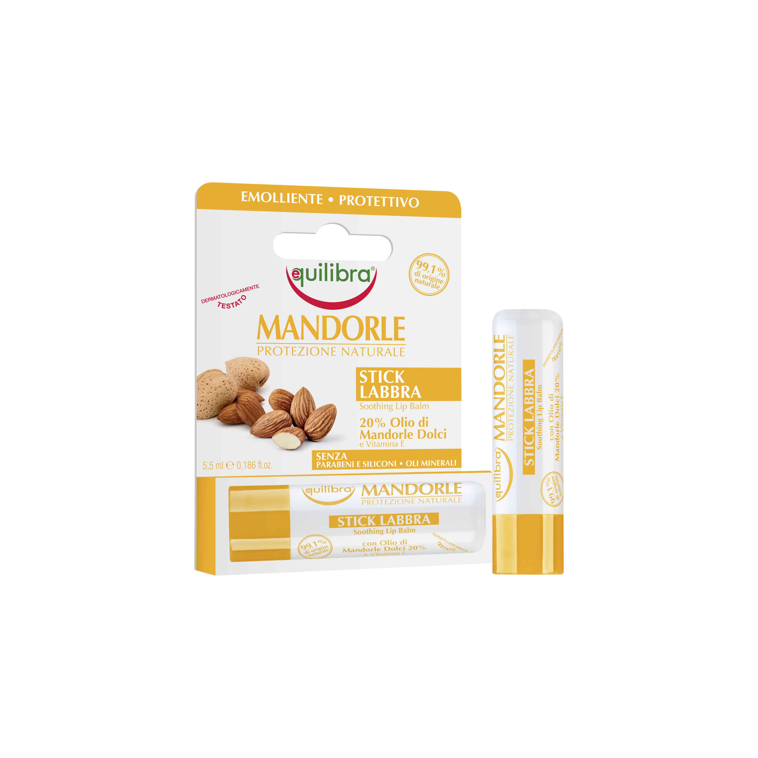 Stick Labbra Mandorle Equilibra<sup>®</sup>  - Stick da 5