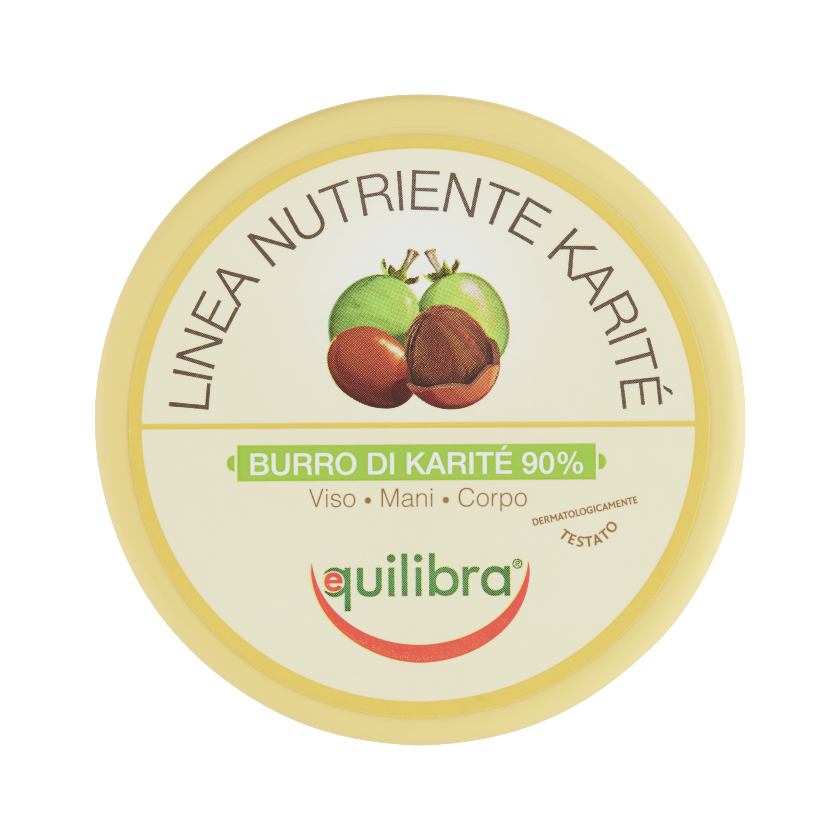 Burro Di Karité Equilibra<sup>®</sup>  - Vaso da 100 ml con pieghevolino informativo e spatolina