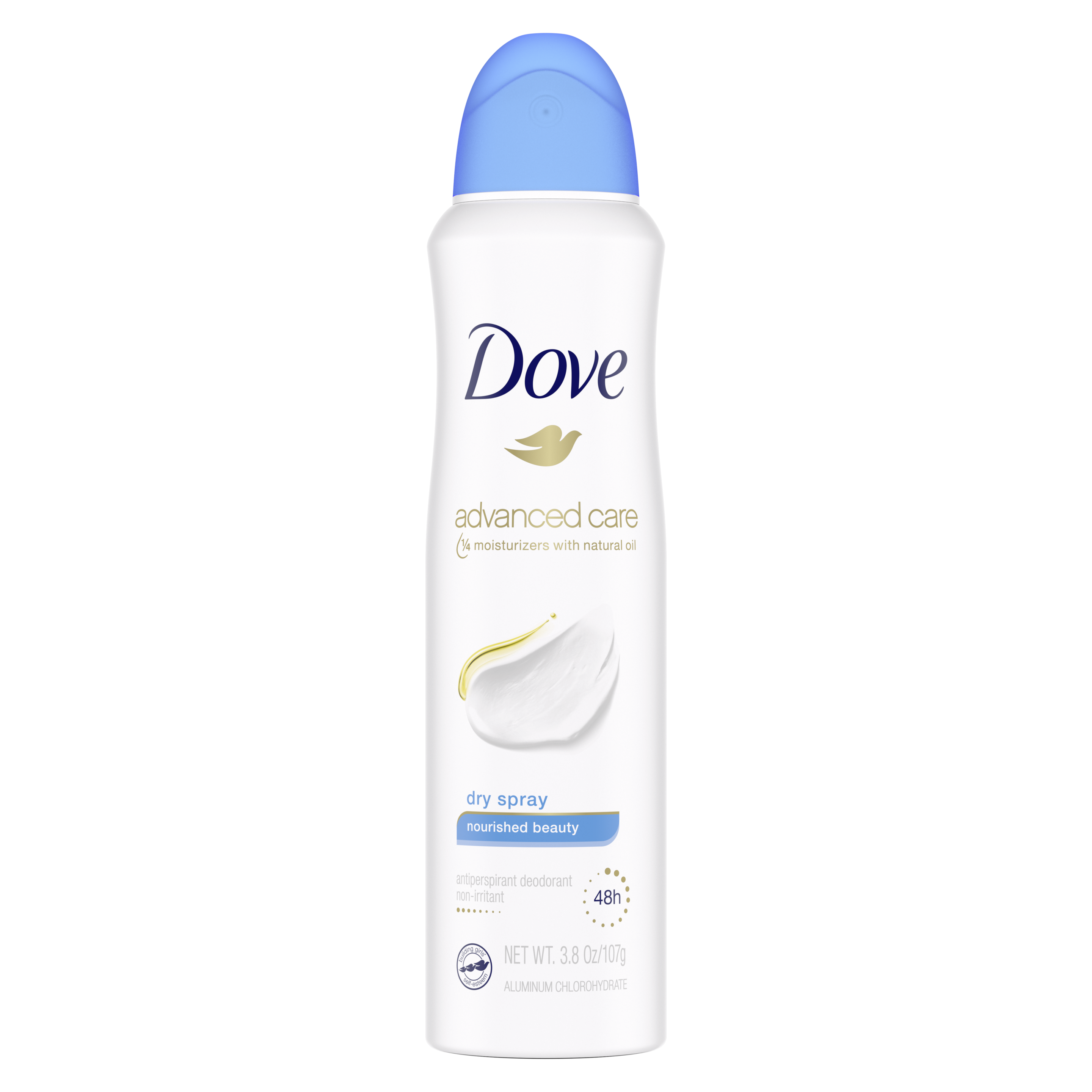 Dove Nourished Beauty Dry Spray Antiperspirant 3.8 oz