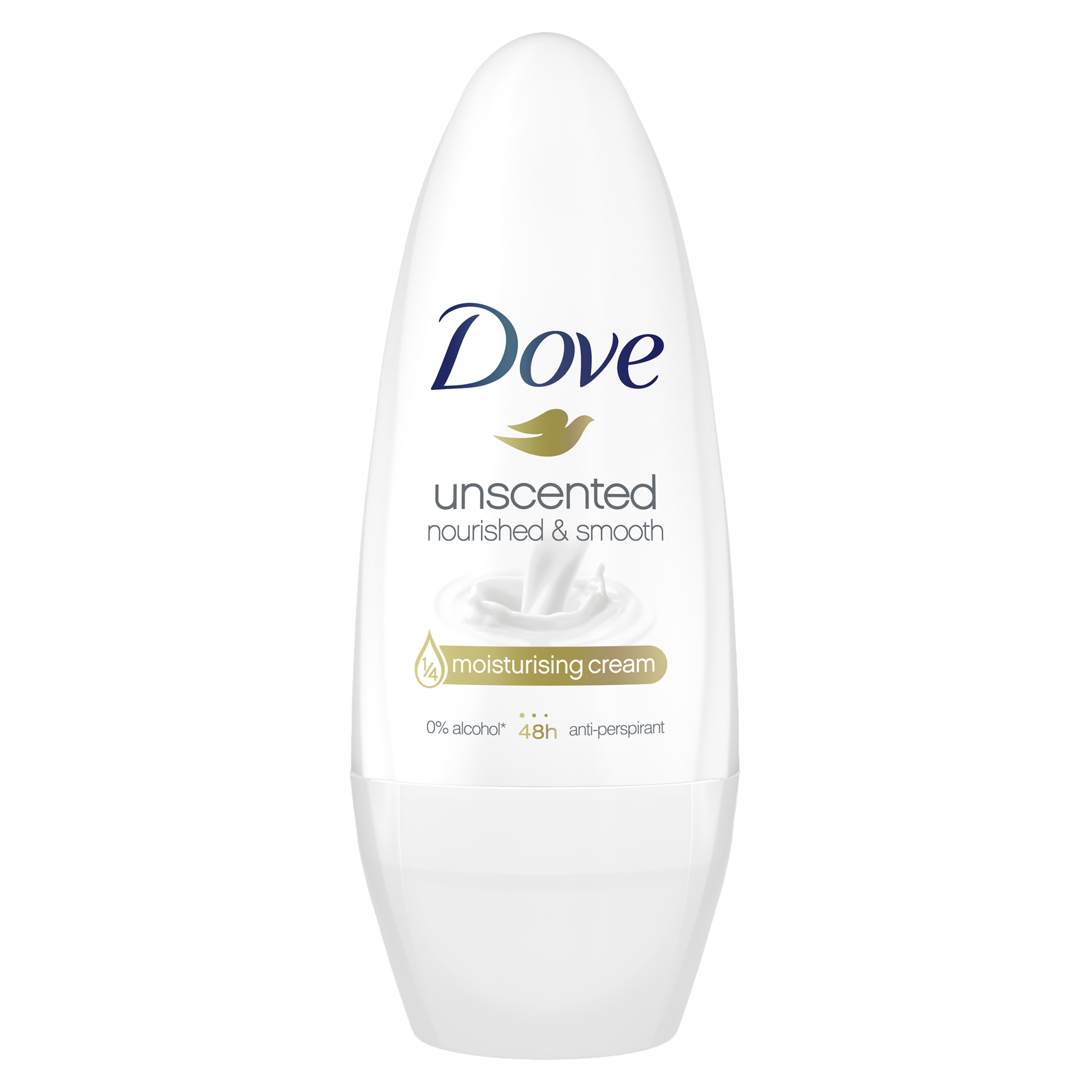 Dove Unscented Antiperspirant Roll-on 40ml