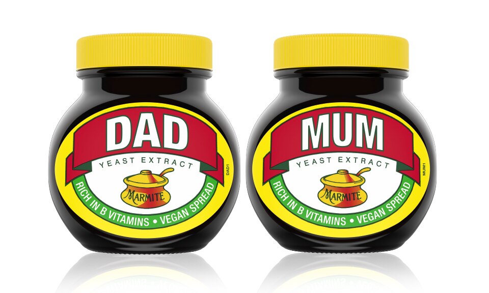 Mum & Dad 250g Marmite Jar Gift Set